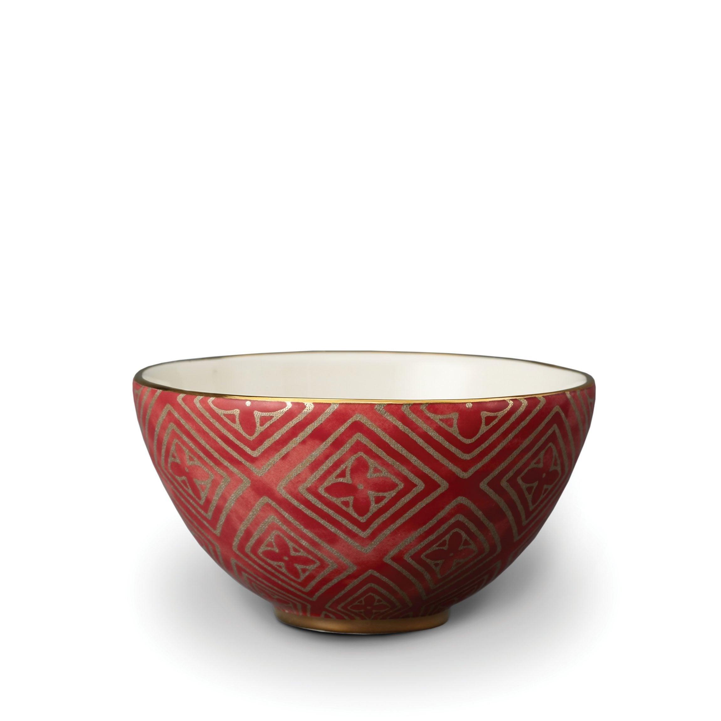 Fortuny Jupon Cereal Bowls Set of 4 - Premium Porcelain Breakfast Bowls for Cereal, Soup & Dessert - Perfect for Home, Kitchen & Restaurant Use