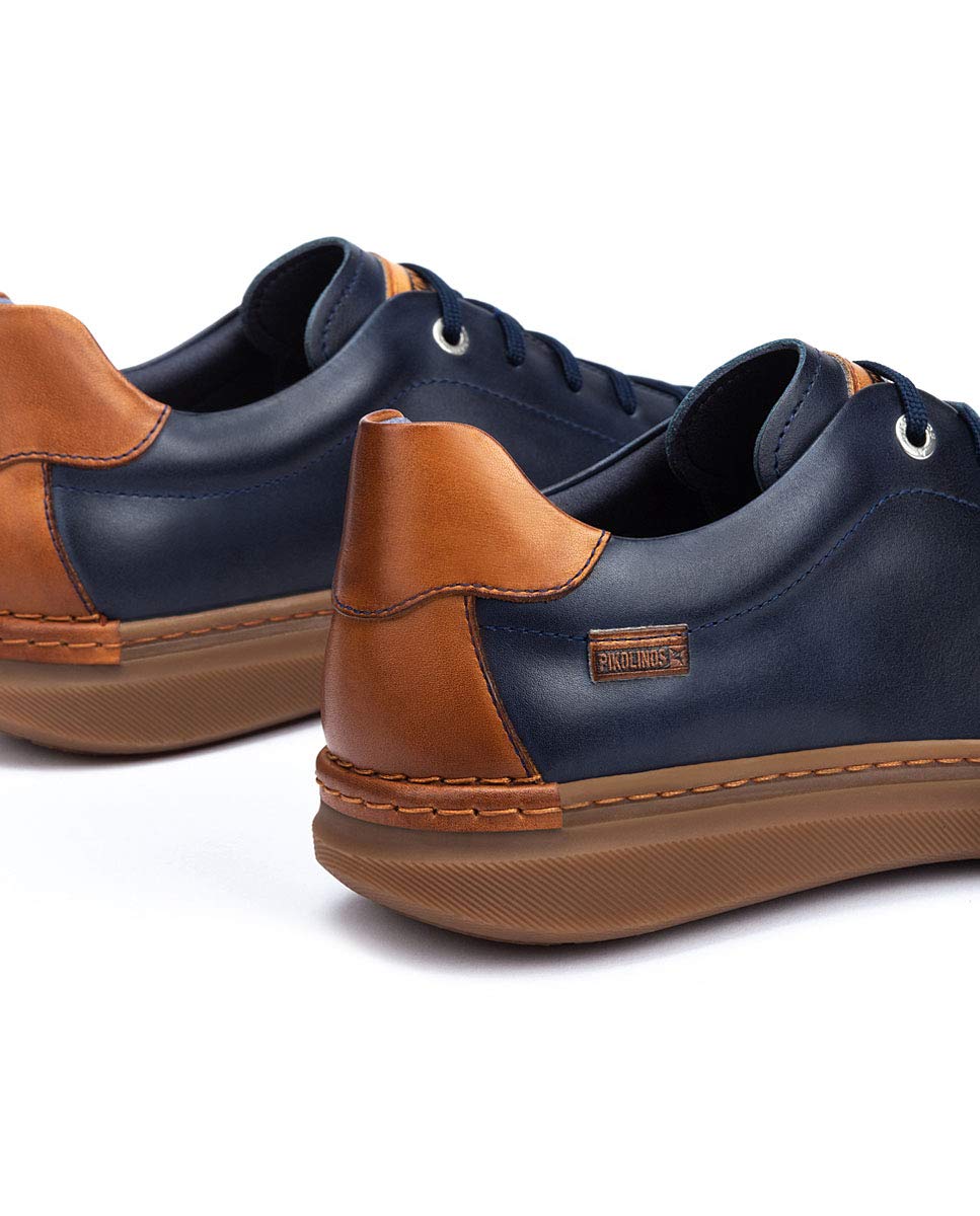 PIKOLINOS Men's Leather Sneakers - Comfortable & Stylish Casual Shoes for Walking, Travel & Everyday Wear