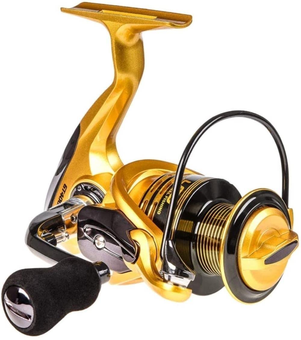 ZHJ Spinning Fishing Reel - GT-1000 Fixed Spool Reel with Metal Rocker, No-Clearance Design for Lake & River Fishing - Perfect for Float Fishing, Ledger Fishing and Freshwater Angling Gear
