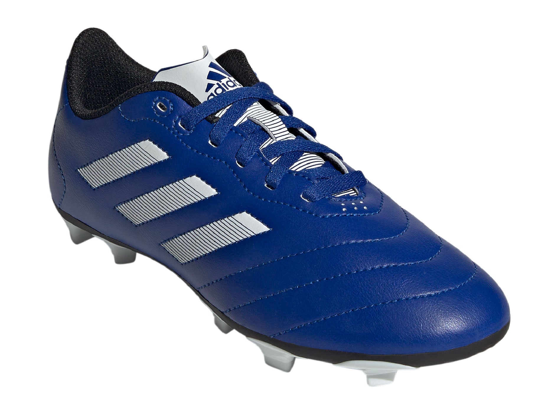 Adidas Junior Goletto VIII FG Soccer Cleats for Boys - Lightweight Football Shoes with Firm Ground Studs for Youth Players (Style GW6162) - Perfect for Training, Matches, and Outdoor Sports
