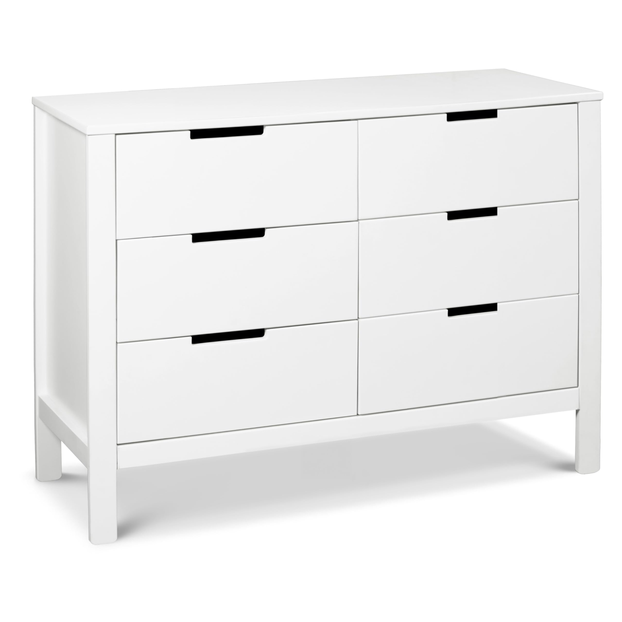 Carter's by DaVinci Colby 6-Drawer White Dresser - Nursery & Kids Room Storage Furniture for Baby Clothes, Toys & Organizing Essentials