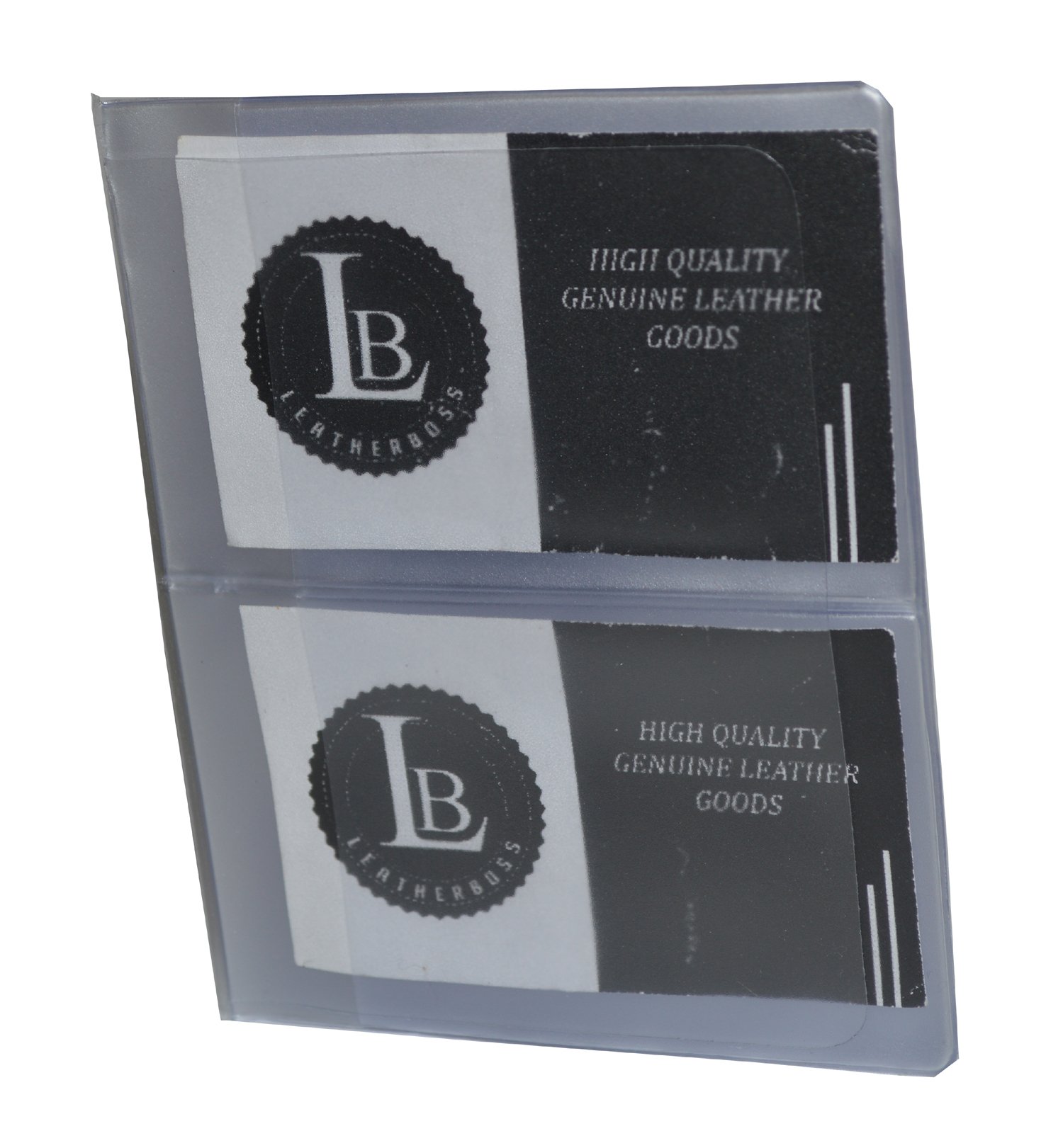 LB LEATHERBOSS Slim RFID Blocking Plastic Hipster Wallet Insert - 6 Card Slots for Men & Women | Perfect for ID, Credit Cards & Cash | Travel, Everyday Carry & Minimalist Lifestyle