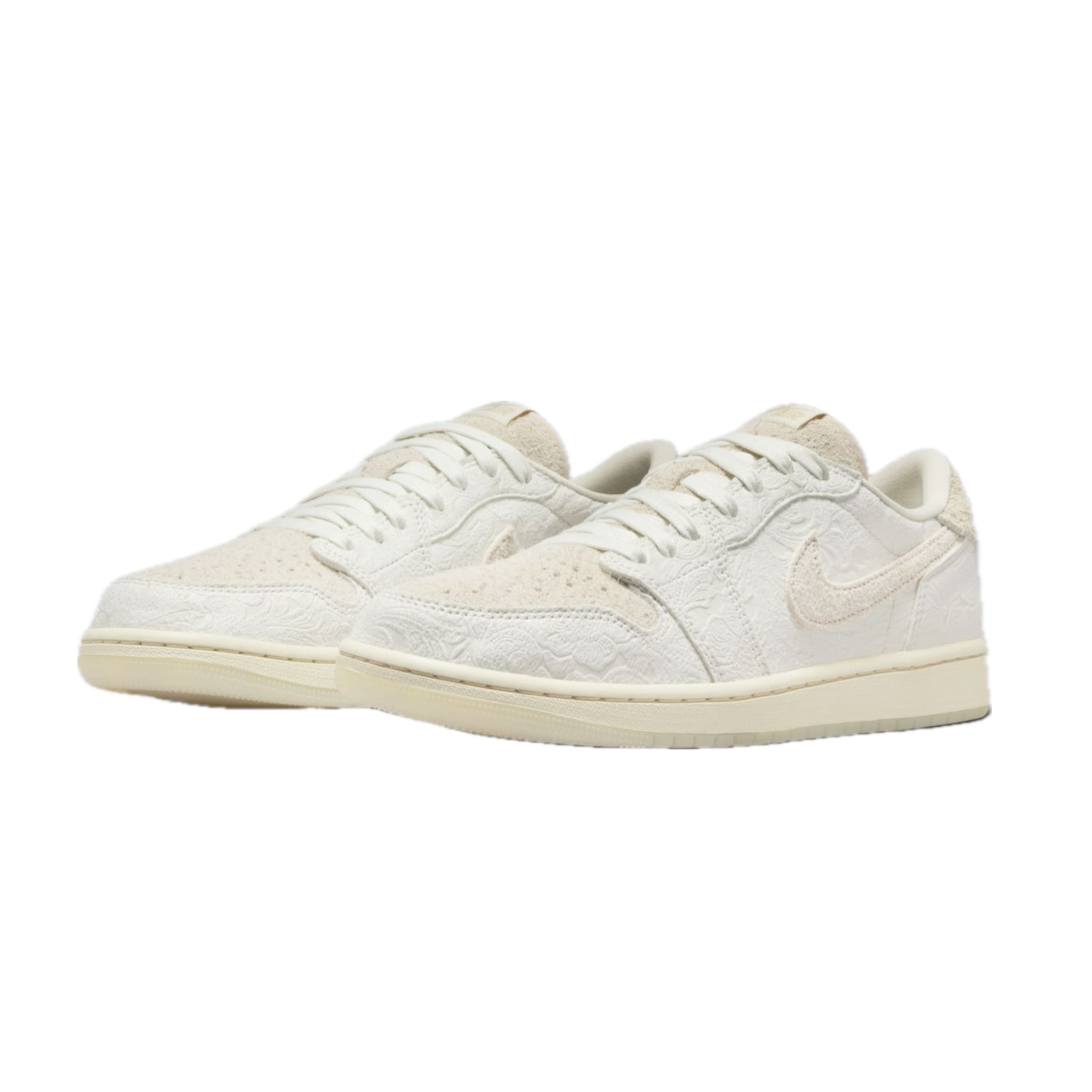 Air Jordan 1 Retro Low OG Chris Paul Light Cream Sail Sneakers - Men's Basketball Shoes for Casual Wear & Street Style Fashion