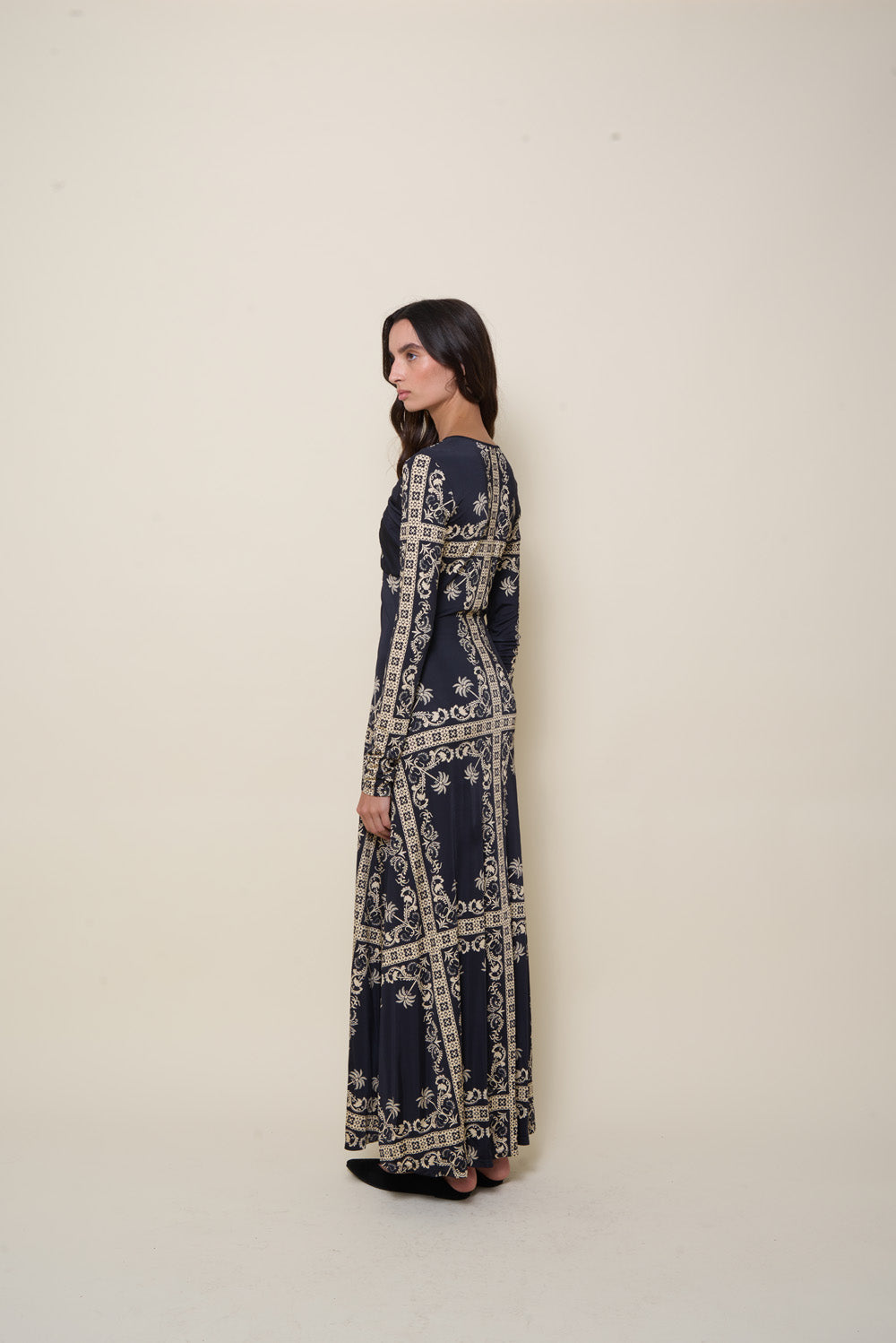 Alma Embroidered Dress - Elegant Floral Embroidery Women's Dress for Casual Wear, Parties & Special Occasions