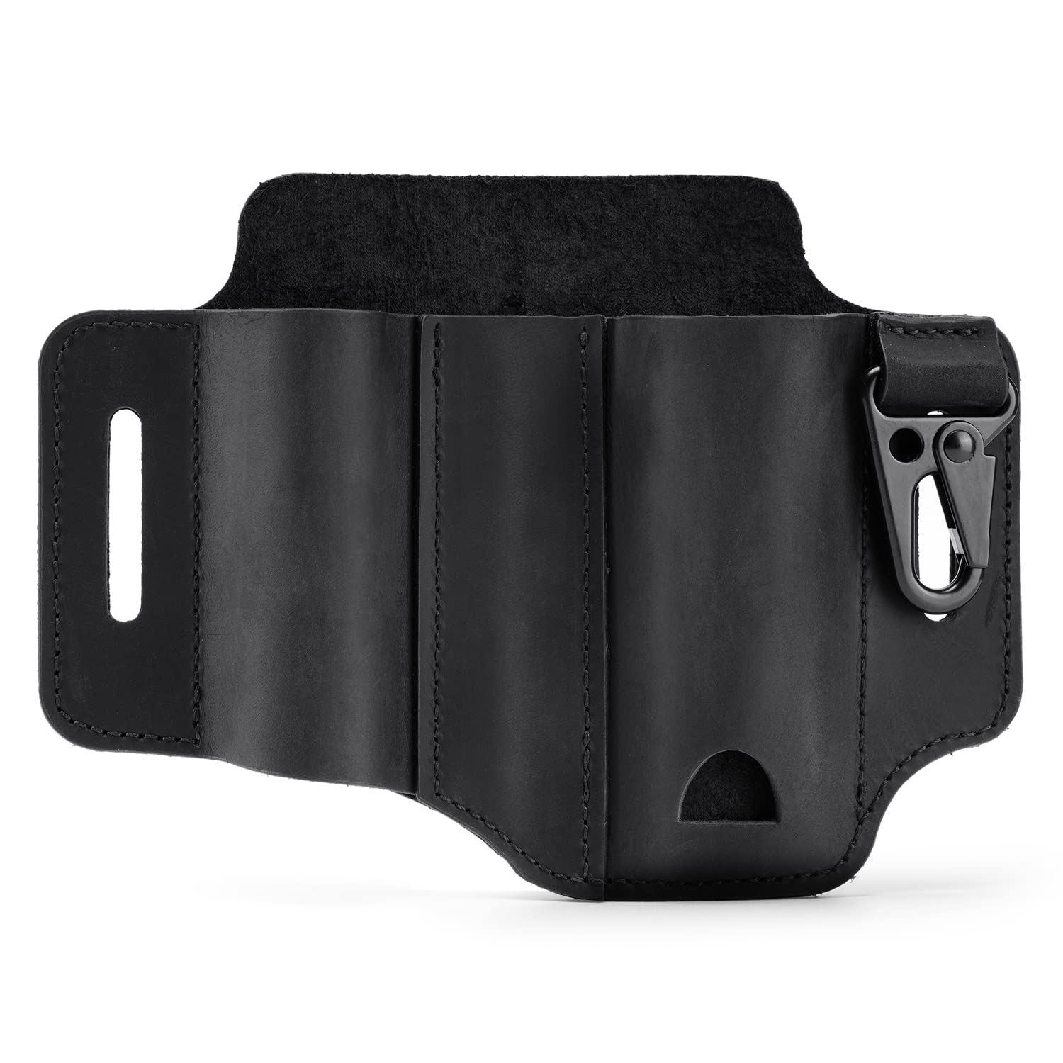 Viperade PJ29 Leather Multitool Sheath for Belt - EDC Pocket Organizer for Men | Tactical Flashlight & Multi-Tool Holder | Perfect for Camping, Hiking & Everyday Carry (EDC)