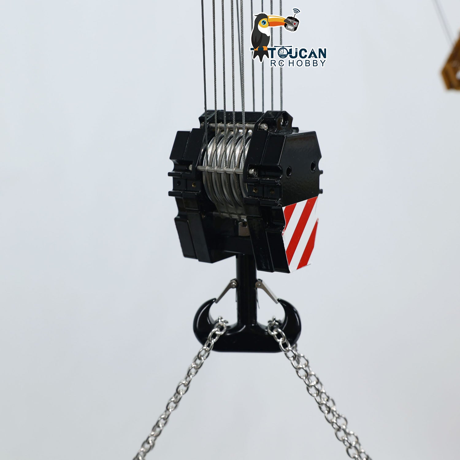 Eyewhale 1/14 Scale 6-Axle LTM1350 RC Hydraulic Mobile Crane - 5M Length Radio Controlled Heavy Duty Construction Vehicle, Ready-to-Run (PNP) Hobby Model for Adults - Perfect for Construction Site Simulation, RC Enthusiast Collections, and Engineering Education