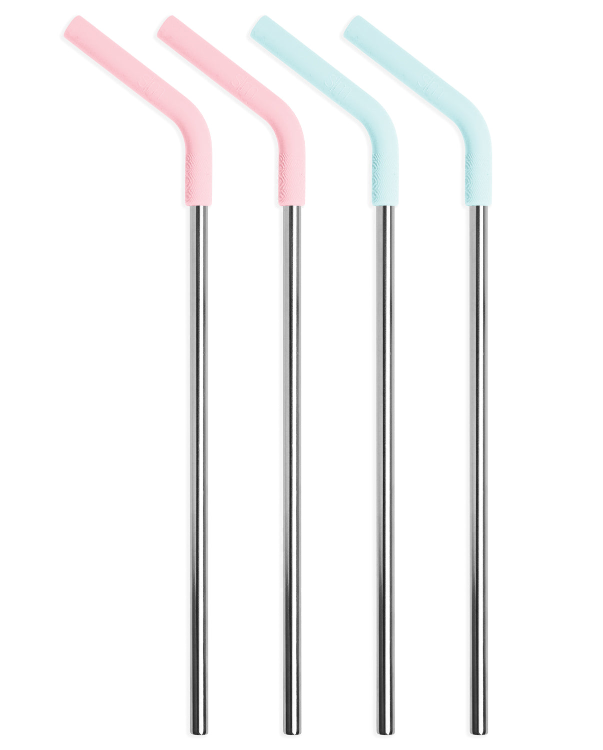 Eco-Friendly Stainless Steel Reusable Straws with Soft Silicone Tips - Perfect for Smoothies, Iced Coffee & Home/Office Use
