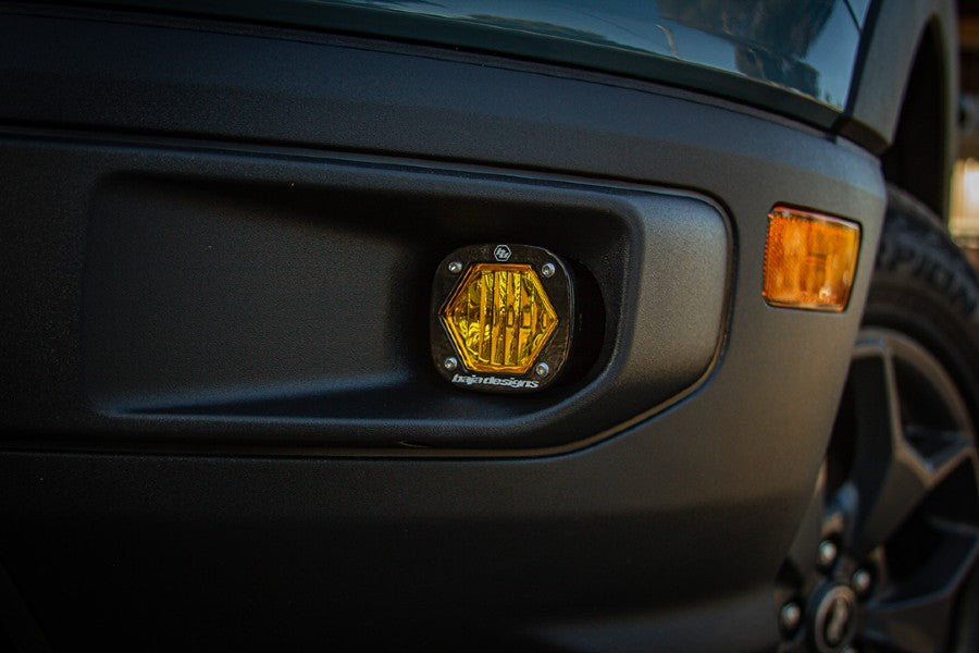 Ford Bronco Sport Baja Designs S1 Series Fog Light Kit - Clear Lens LED Off-Road Lights for Enhanced Visibility in Trail & Night Driving