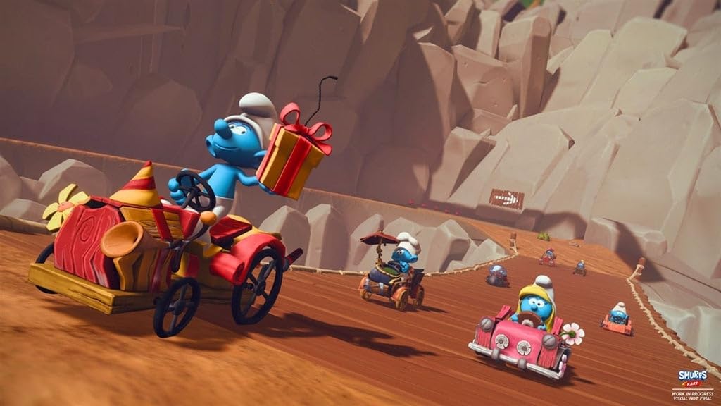 Smurfs Kart Racing Game for PS4 - Fun Family Multiplayer Adventure for Kids & Adults - Perfect for Parties & Game Nights