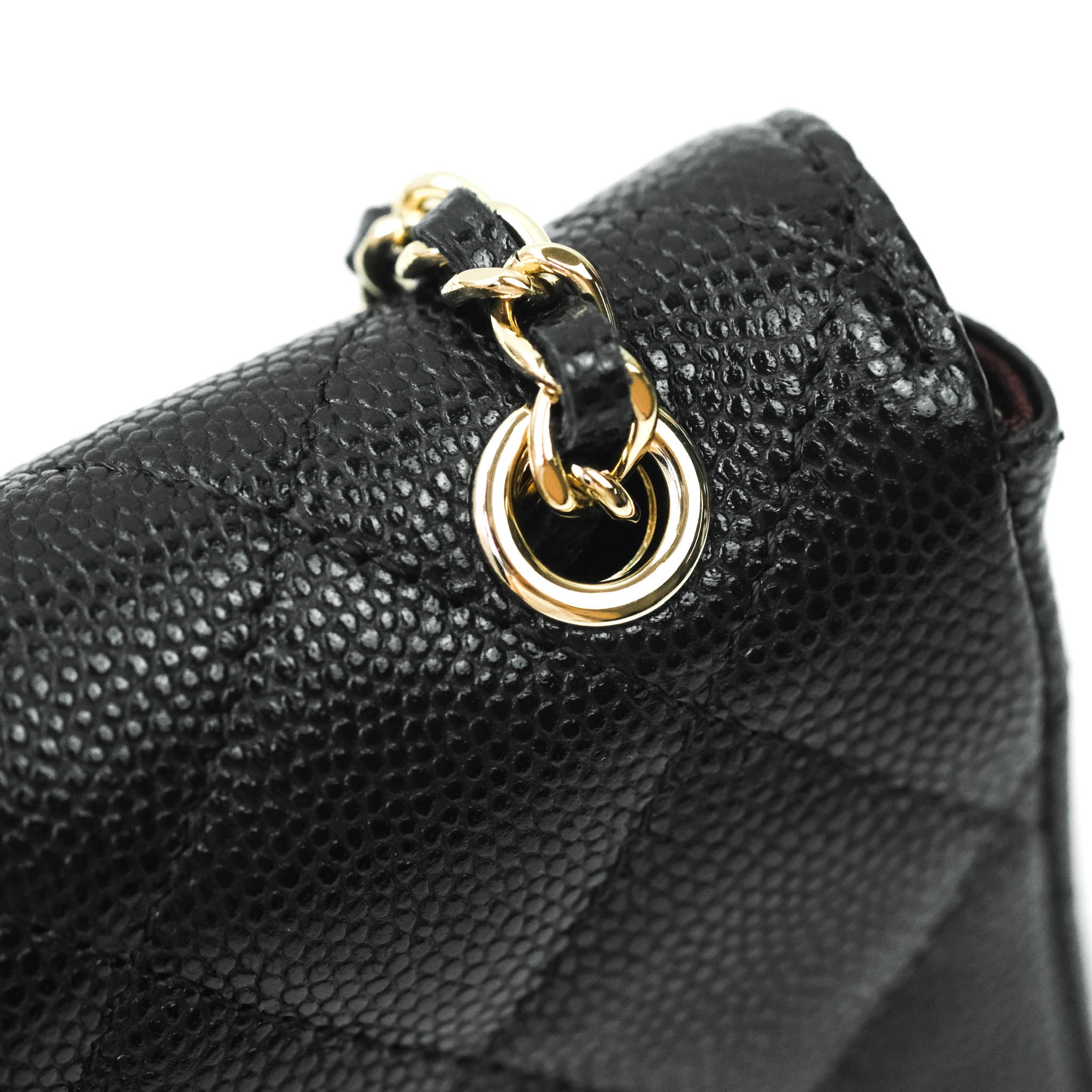Chanel Classic Flap Belt Bag in Black Caviar Leather with Gold Hardware - Luxury Crossbody Bag for Women, Perfect for Everyday Wear & Special Occasions