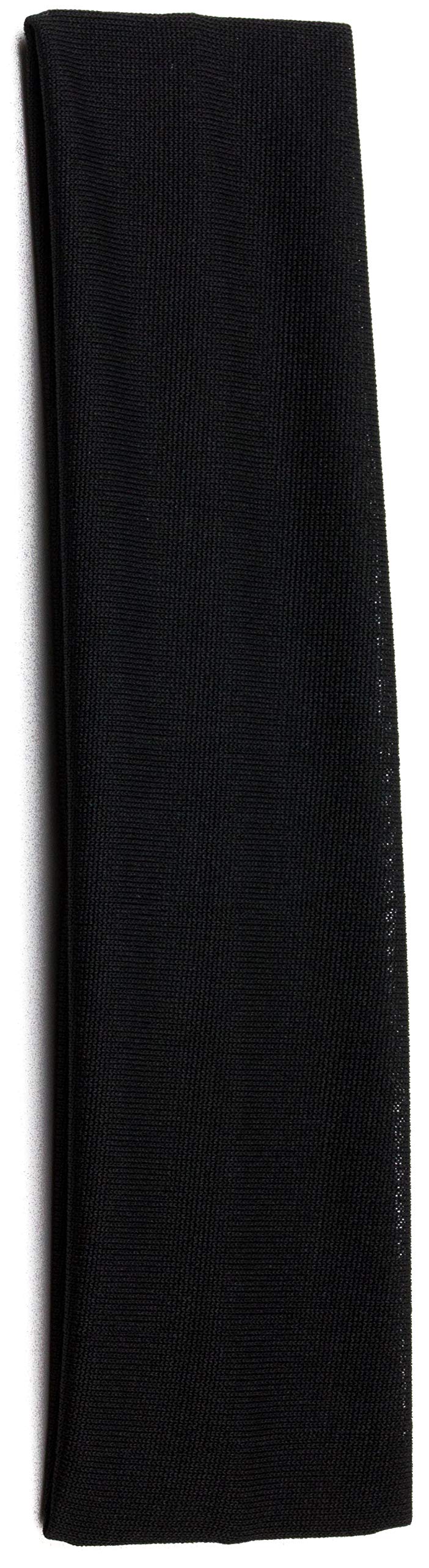 Mytoptrendz® 2 Pack Stretchy Headbands for Women & Men - Plain Black Sports Hair Bands, Kylie Style Bandeau for Workout, Yoga, Running & Daily Fashion Accessories