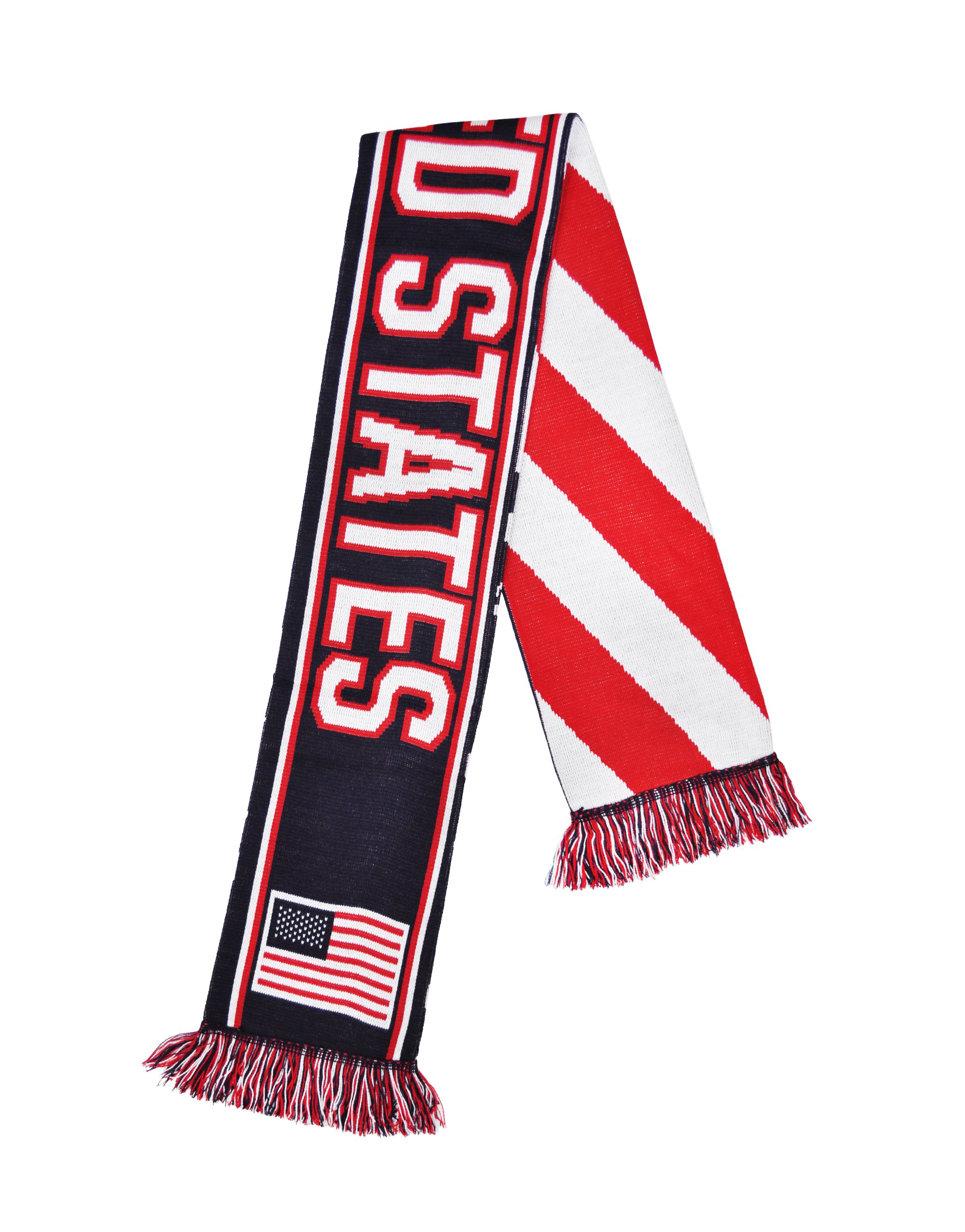 USA American Flag Pattern Scarf - Patriotic Fashion Accessory for Men & Women - Perfect for 4th of July, Sports Events & Outdoor Activities