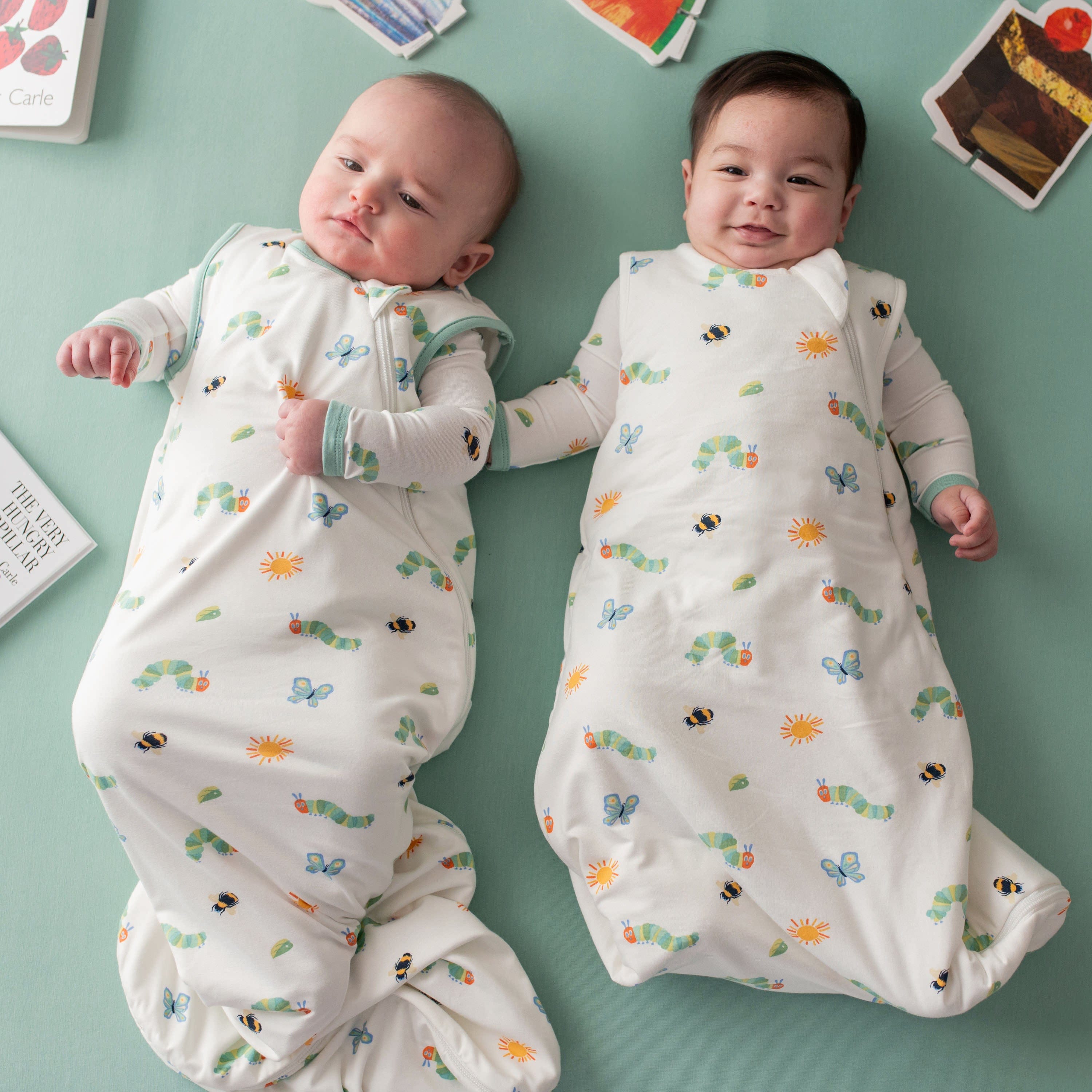 The Very Hungry Caterpillar™ Sleep Sack - Soft Baby Sleeping Bag for Newborns & Infants 0.5 TOG - Cozy Nursery Essential for Safe Sleep & Bedtime Comfort