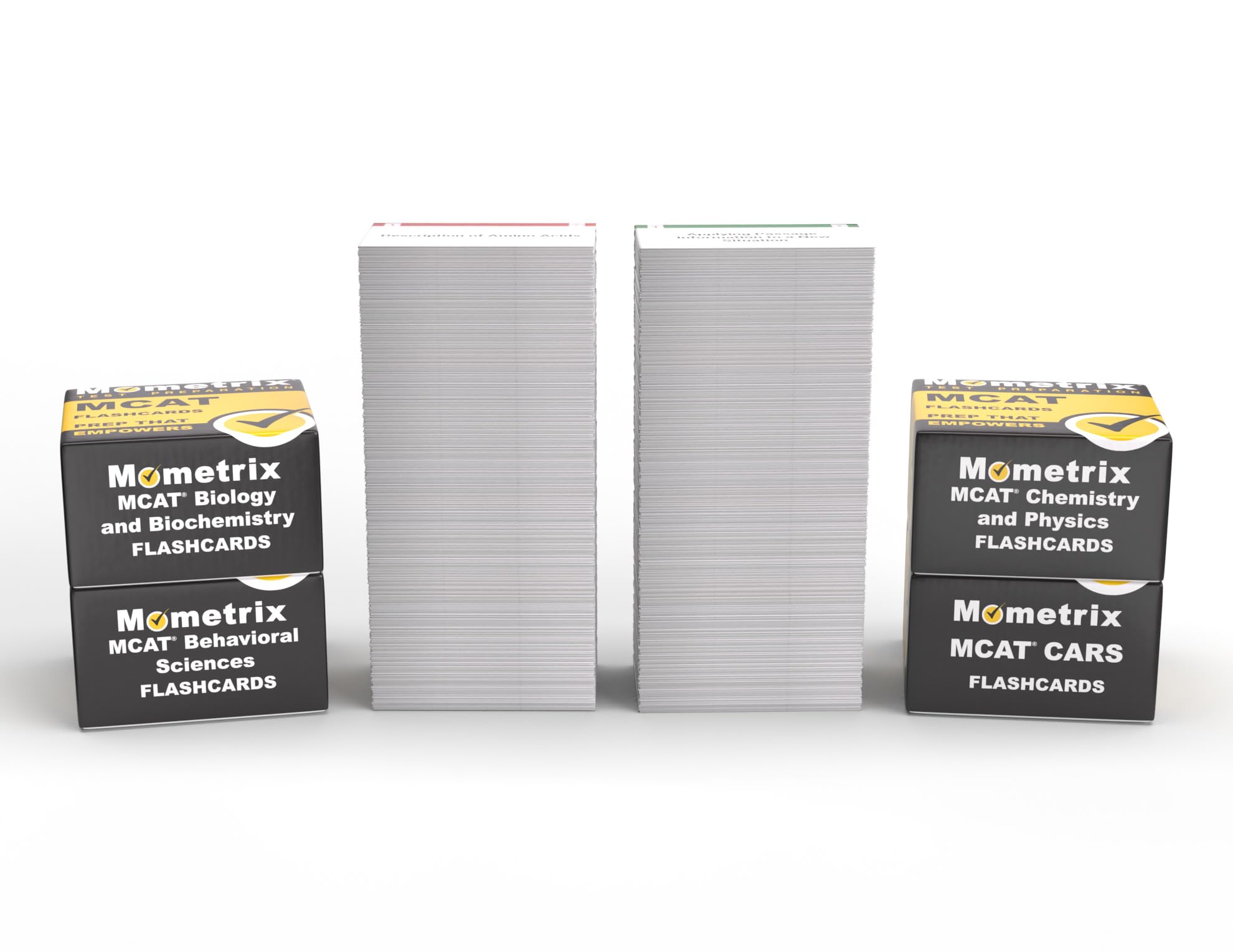 MCAT Prep 2025-2026 Study Flashcards - 1400+ MCAT Review Cards with Practice Test Questions | Full Color Medical School Exam Prep | Perfect for Self-Study & On-the-Go Learning