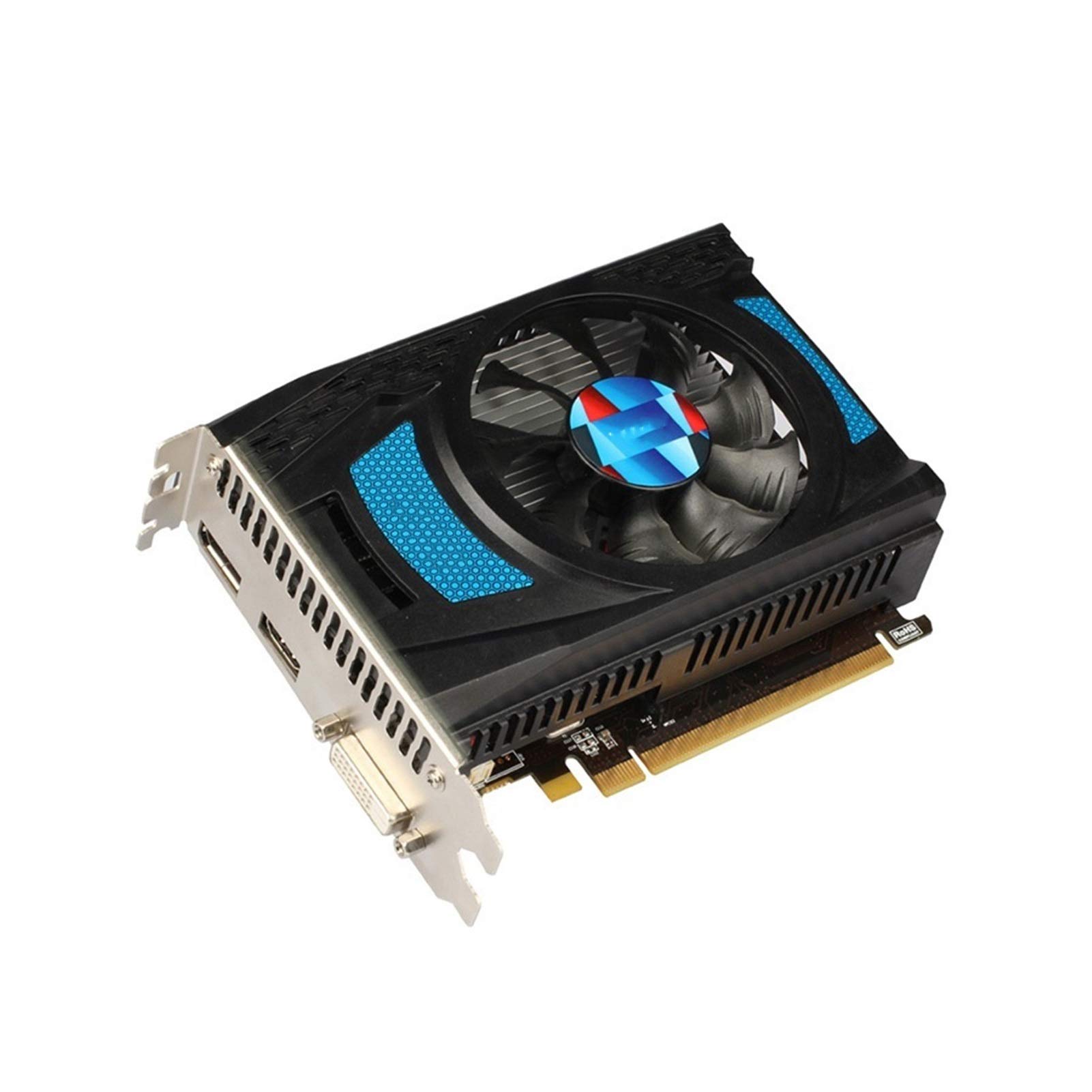 Yeston Radeon RX 550 4GB GDDR5 128bit PCI-E 3.0 Gaming Graphics Card - DVI-D/HDMI/DP Support for Desktop PC | High Performance for Gaming, Video Editing & 4K Streaming