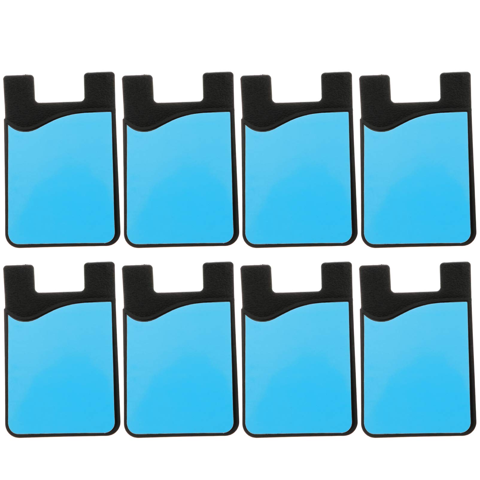 EXCEART 10 Pack DIY Heat Transfer Phone Wallet - Sticky Adhesive Card Holder for Credit Cards & Business Cards - Compatible with Most Smartphones (Perfect for Travel, Shopping & Daily Use)