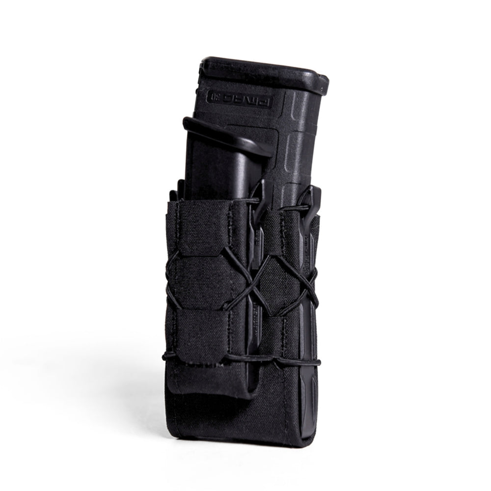 High Speed Gear GEN 2 Double Decker TACO Rifle & Pistol Magazine Pouch - Tactical Molle-Compatible Ammo Holder for Shooting Range & Outdoor Hunting