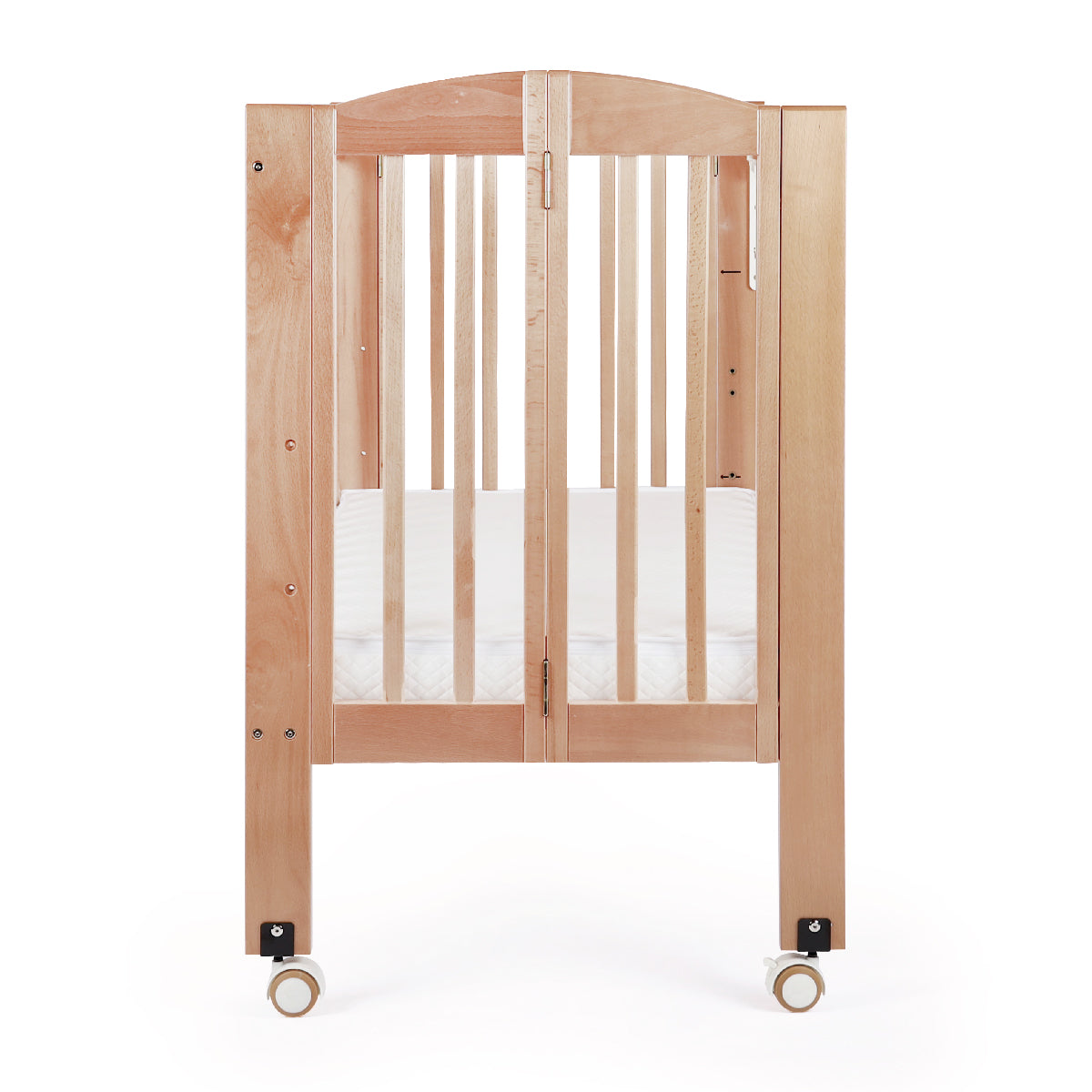 Baby Star Huggy Foldable Wooden Baby Crib with 3