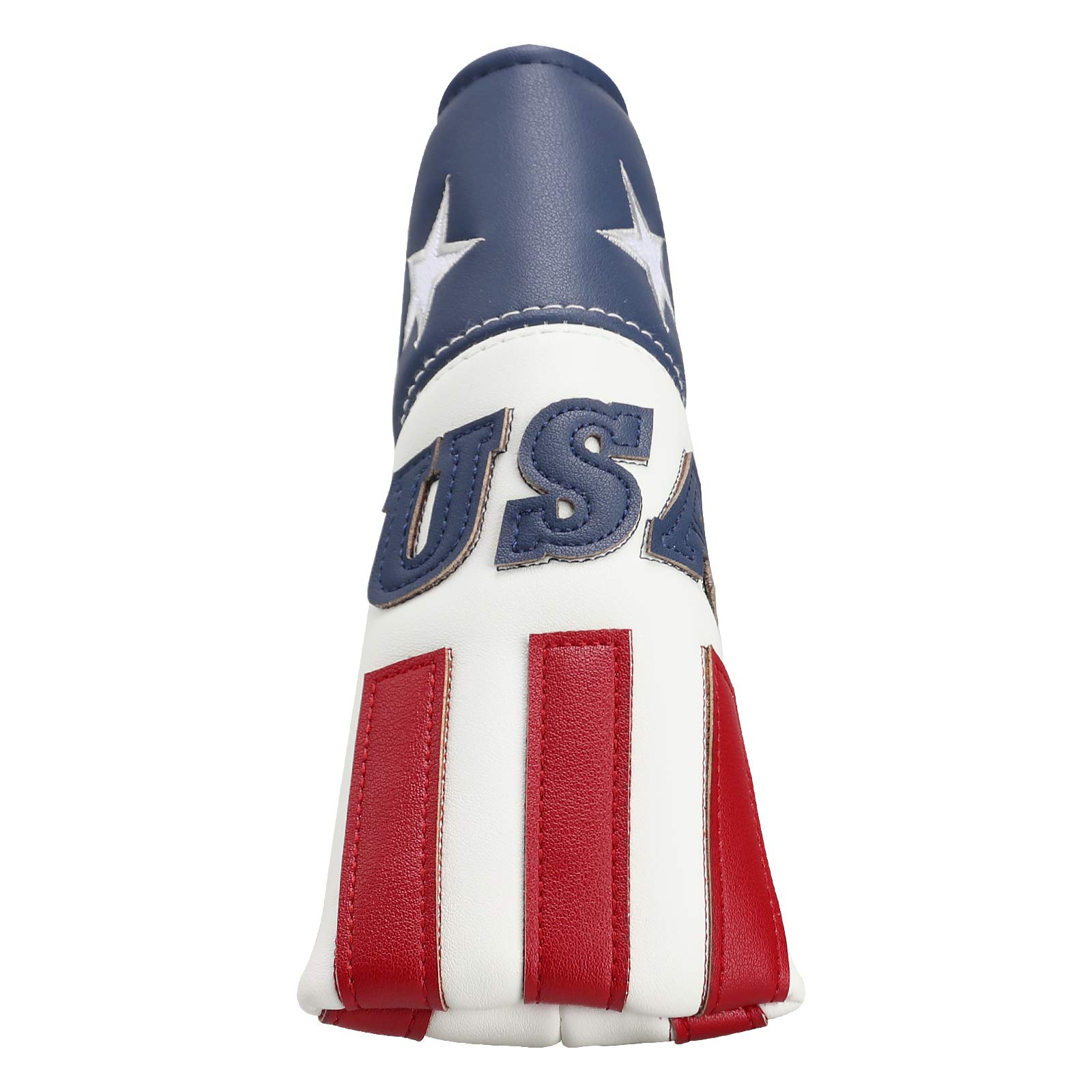 Premium CRAFTSMAN GOLF USA Mallet Putter Headcover - Compatible with Scotty Cameron & Odyssey Putters - Durable Golf Club Protection for Practice & Tournament Play