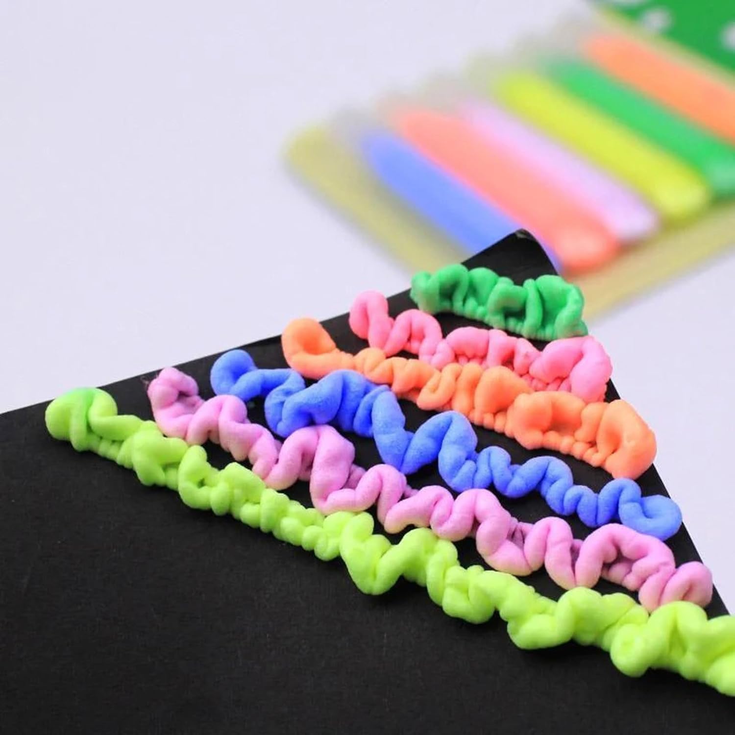 Upstrong 3D Magic Puffy Pens for Kids - Heat Activated Popcorn Drawing Markers (6 Pack) - DIY Bubble Art, Creative Crafts & Fun Classroom Activities