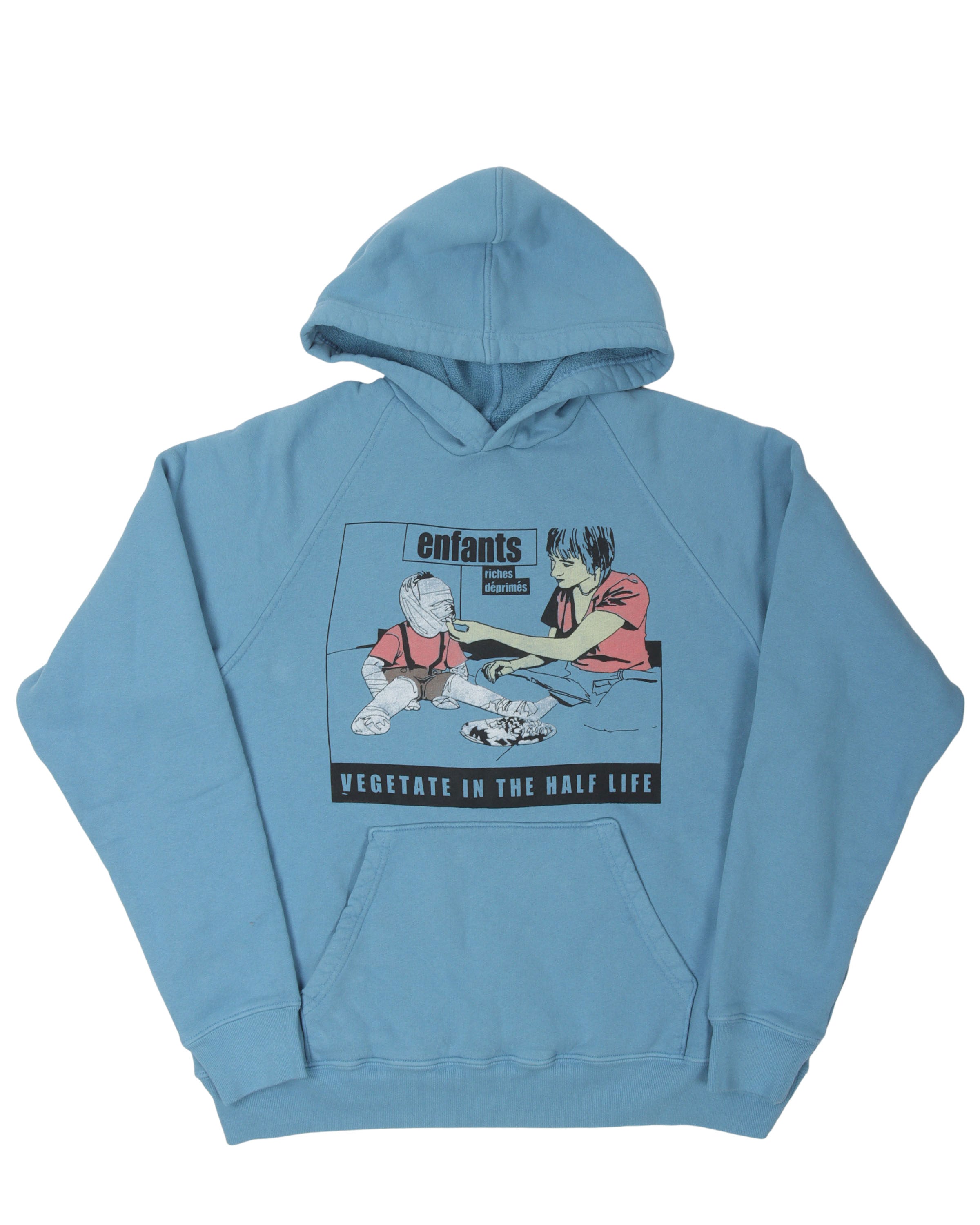 Vegetate In The Half Life Raglan Hoodie - Comfortable Unisex Pullover Sweatshirt for Gaming, Lounge & Streetwear | Perfect for Casual Wear, Cosplay & Everyday Outfits