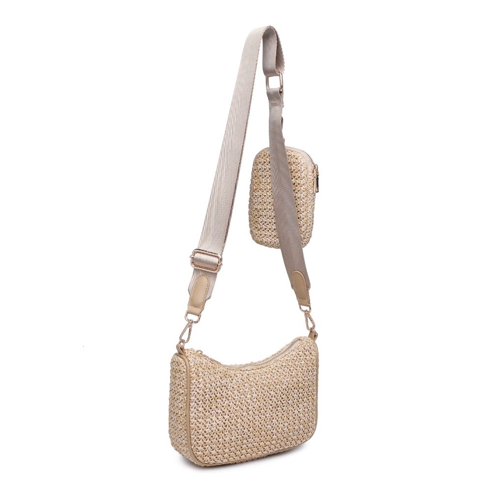 Stylish Joss Straw Crossbody Bag for Women - Boho Chic Handwoven Purse with Adjustable Strap - Perfect for Beach, Travel, and Everyday Use