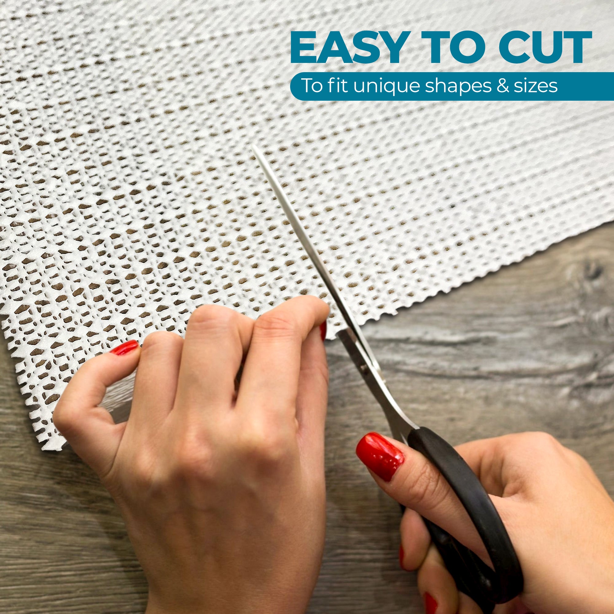 Non-Slip Gripper Mat - Super Strong Floor Protector Rug Pad for Hardwood, Tile & Carpet - Perfect for Home, Office & Gym Use