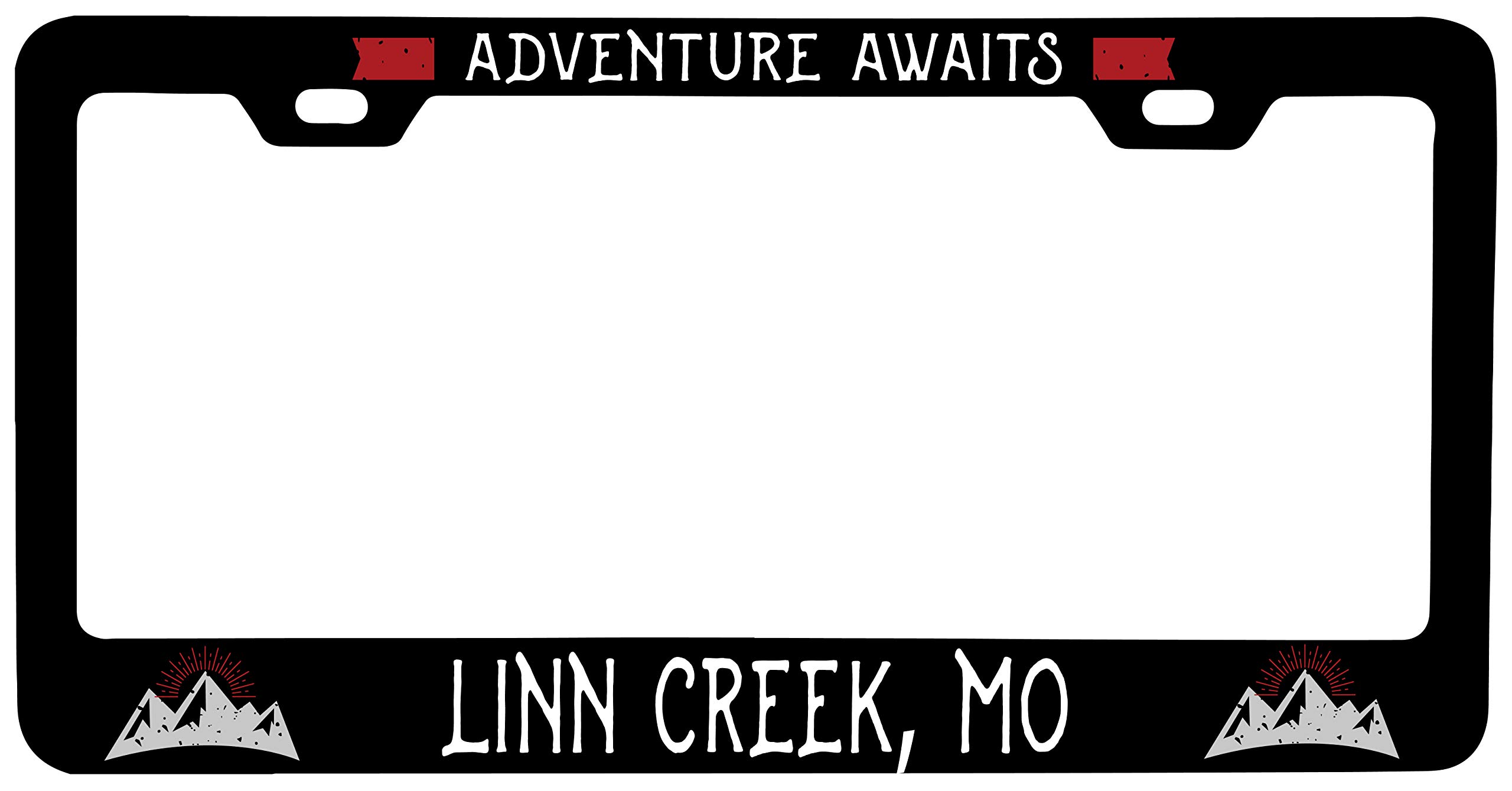 R and R Imports Linn Creek Missouri Vanity Metal License Plate Frame - Chrome Car Accessories for Customization & Personalization - Perfect for Cars, Trucks, Motorcycles & Gifts