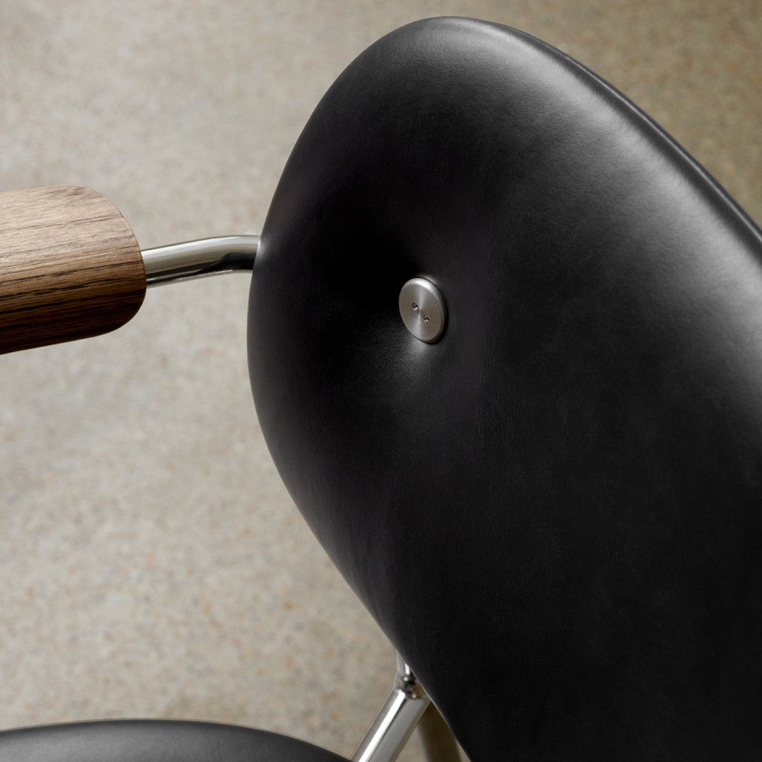Modern Co Dining Chair with Armrests - Fully Upholstered Comfortable Seat for Kitchen, Dining Room & Breakfast Nook