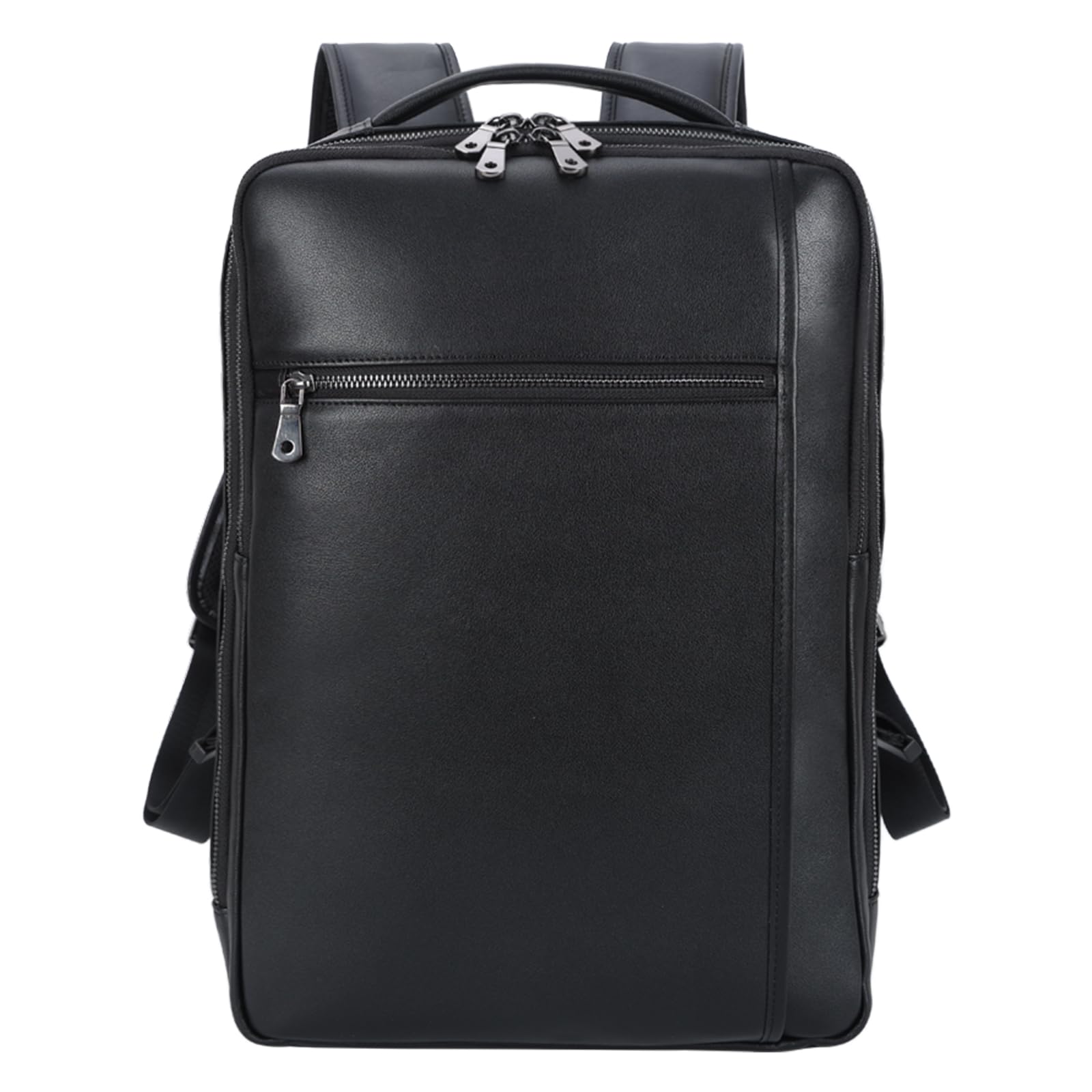 Slim Genuine Leather Business Backpack for 15.6