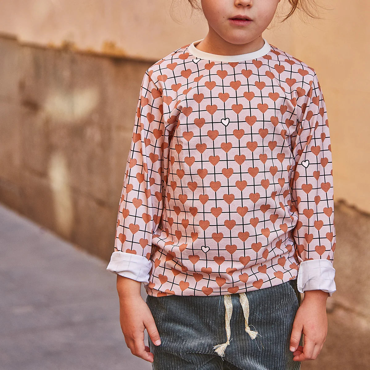 Stylish Marcel Pattern T-Shirt for Kids Ages 3-12 | Trendy Graphic Tees for School, Play & Everyday Wear