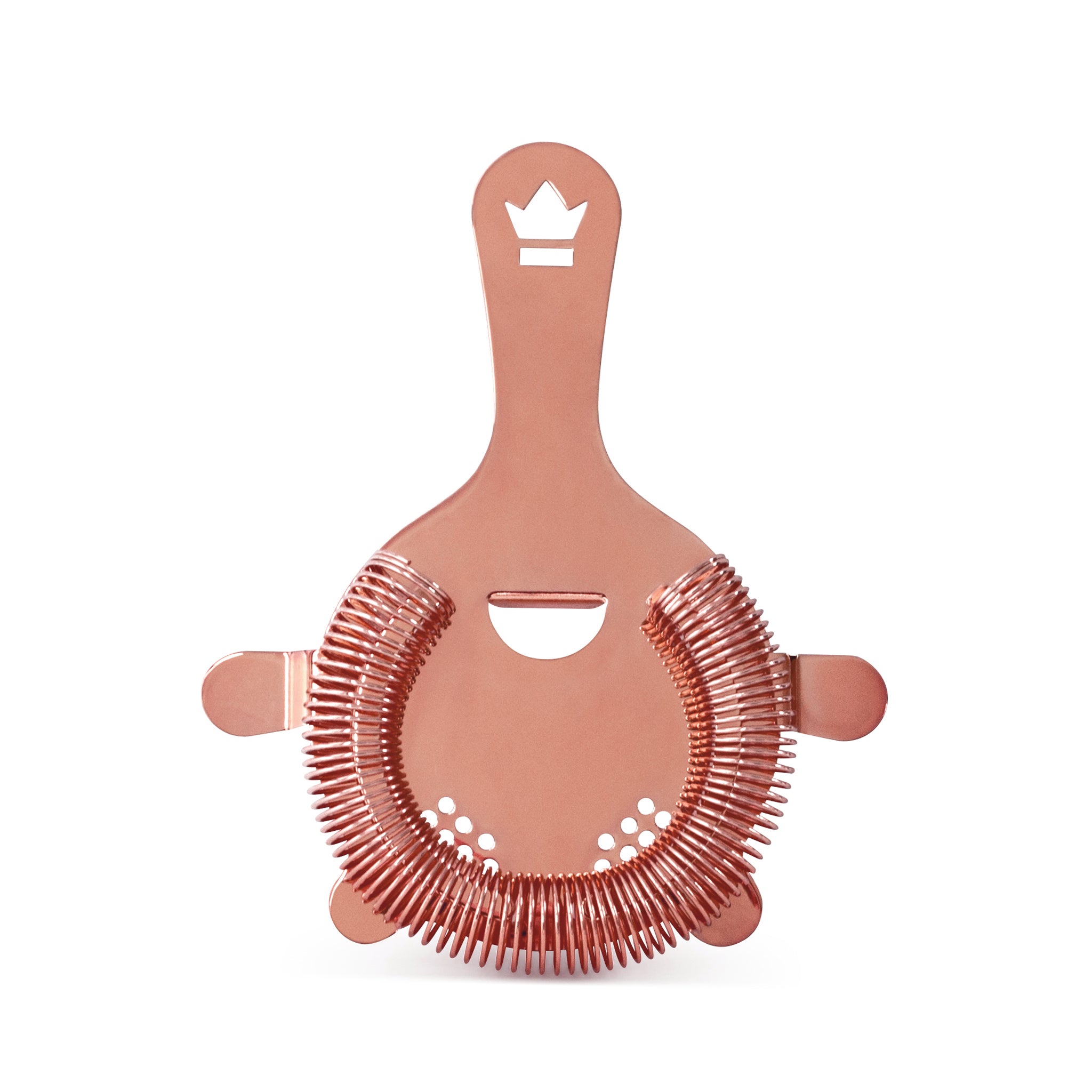 BUSWELL® 4-Prong Cocktail Strainer - Copper Plated Bar Tool for Mixing Drinks | Perfect for Home Bars, Cocktail Parties & Professional Bartenders
