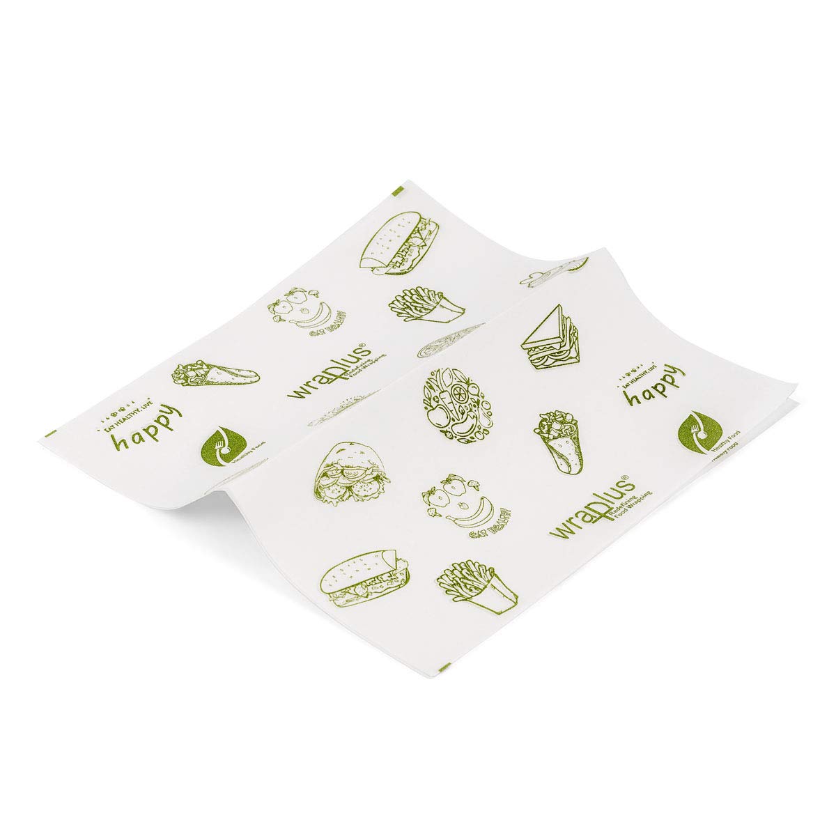 Premium Multi-Purpose Food Wrapping Paper Sheets - 10x10 Inches, 60 Sheets | Roti Wrap, Sandwich Wrap, Lunch Wrap | Eco-Friendly & Leak-Proof for Home, Office & Picnic Use