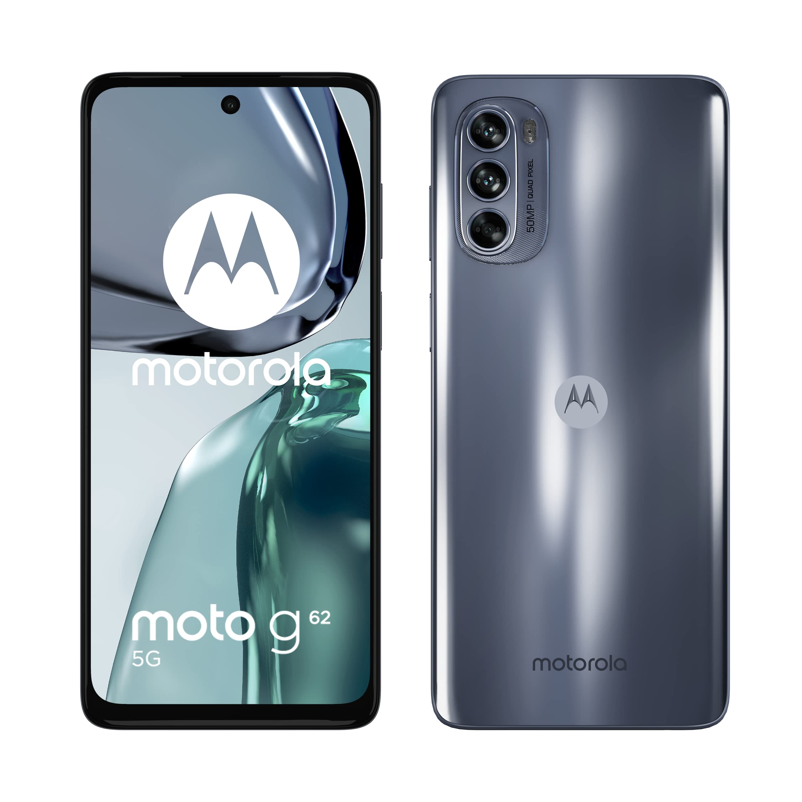 Motorola G62 5G Unlocked Smartphone - Midnight Grey for All Carriers