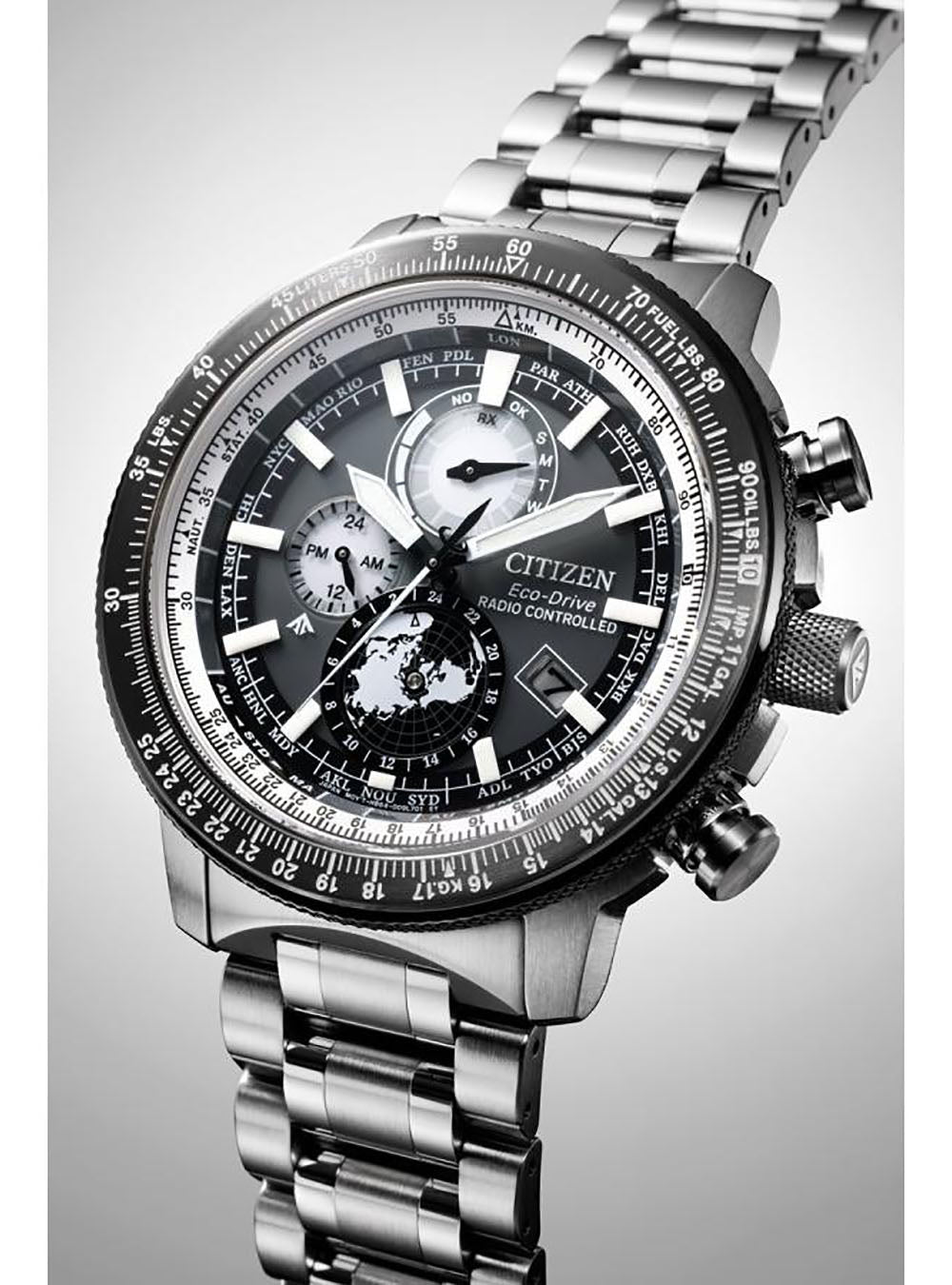 CITIZEN PROMASTER SKY Eco-Drive GEO TREKKER BY3006-53H Men's Solar-Powered Watch with Japan Movement - Perfect for Outdoor Adventures, Hiking, and Travel
