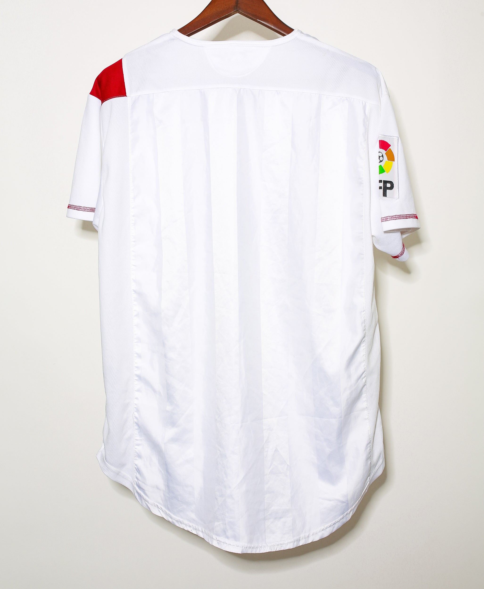 2007 Sevilla FC Home Jersey Size L - Authentic Football Soccer Shirt for Fans & Collectors - Perfect for Matchdays, Gifts & Memorabilia