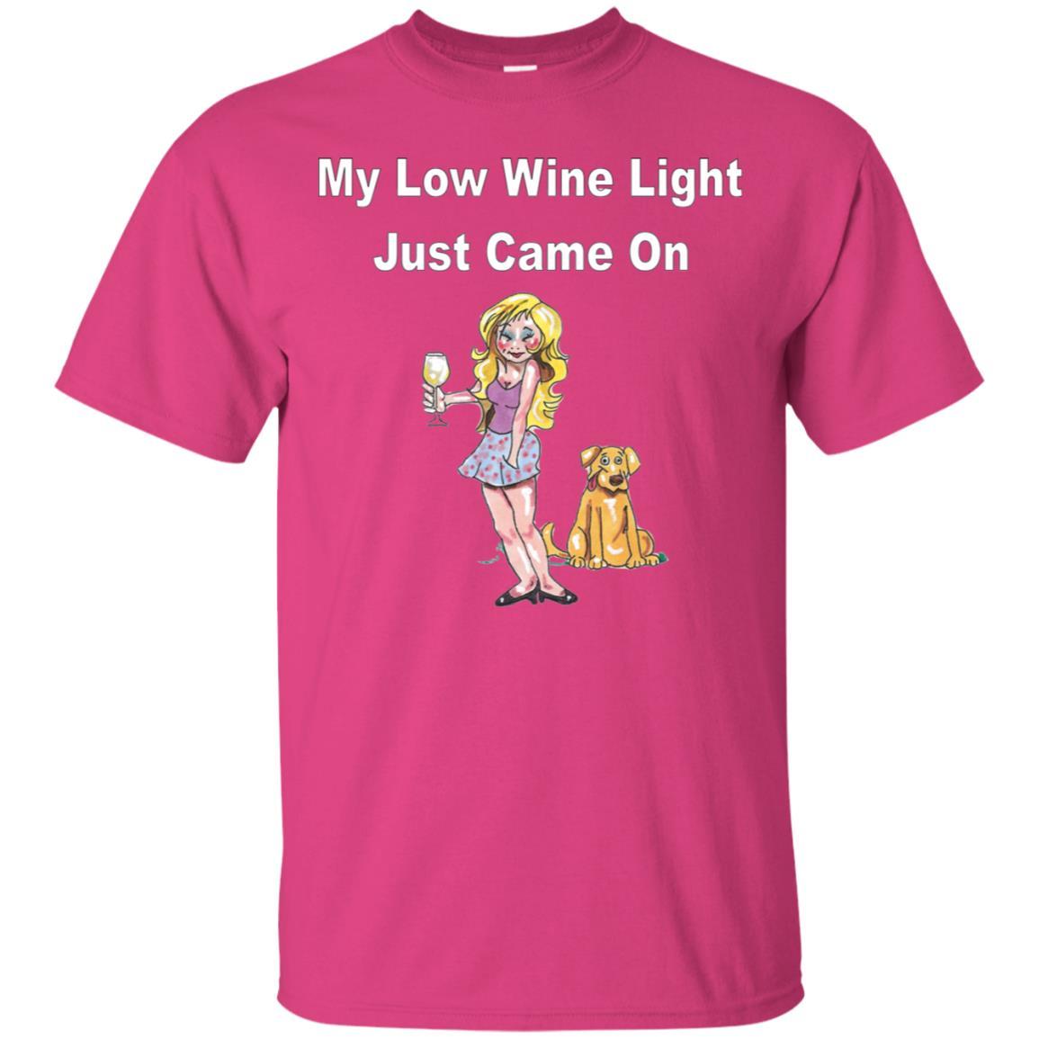 Low Wine Light Ultra Cotton Unisex T-Shirt | Soft & Comfortable Casual Tee for Men & Women | Perfect for Wine Tasting, Parties & Everyday Wear