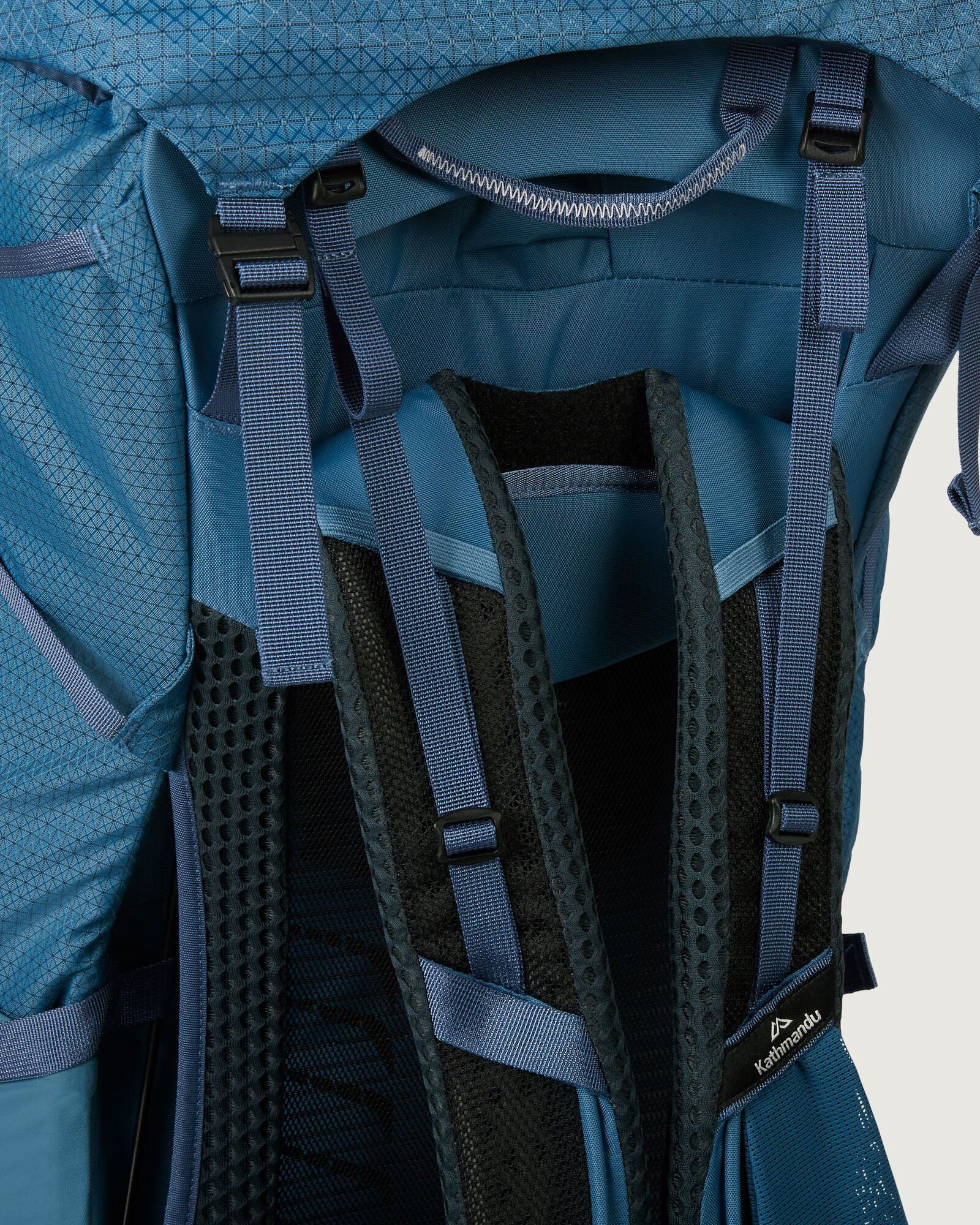 Valorous Pack 58L Waterproof Hiking Backpack - Steel Blue Outdoor Gear for Camping, Travel & Trekking