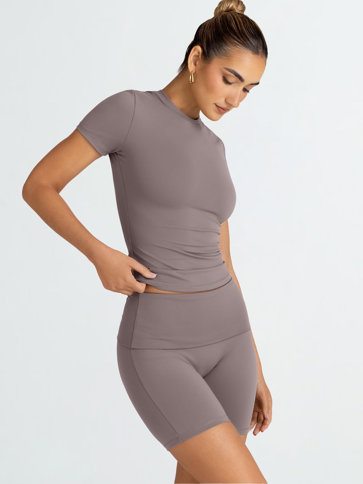 Trendy Queen Women's 2-Piece Workout Sets - Matching Shorts & Top Lounge Sets for Gym, Yoga, Running & Summer Outfits | Comfortable Athletic Wear for Workout & Casual Street Style
