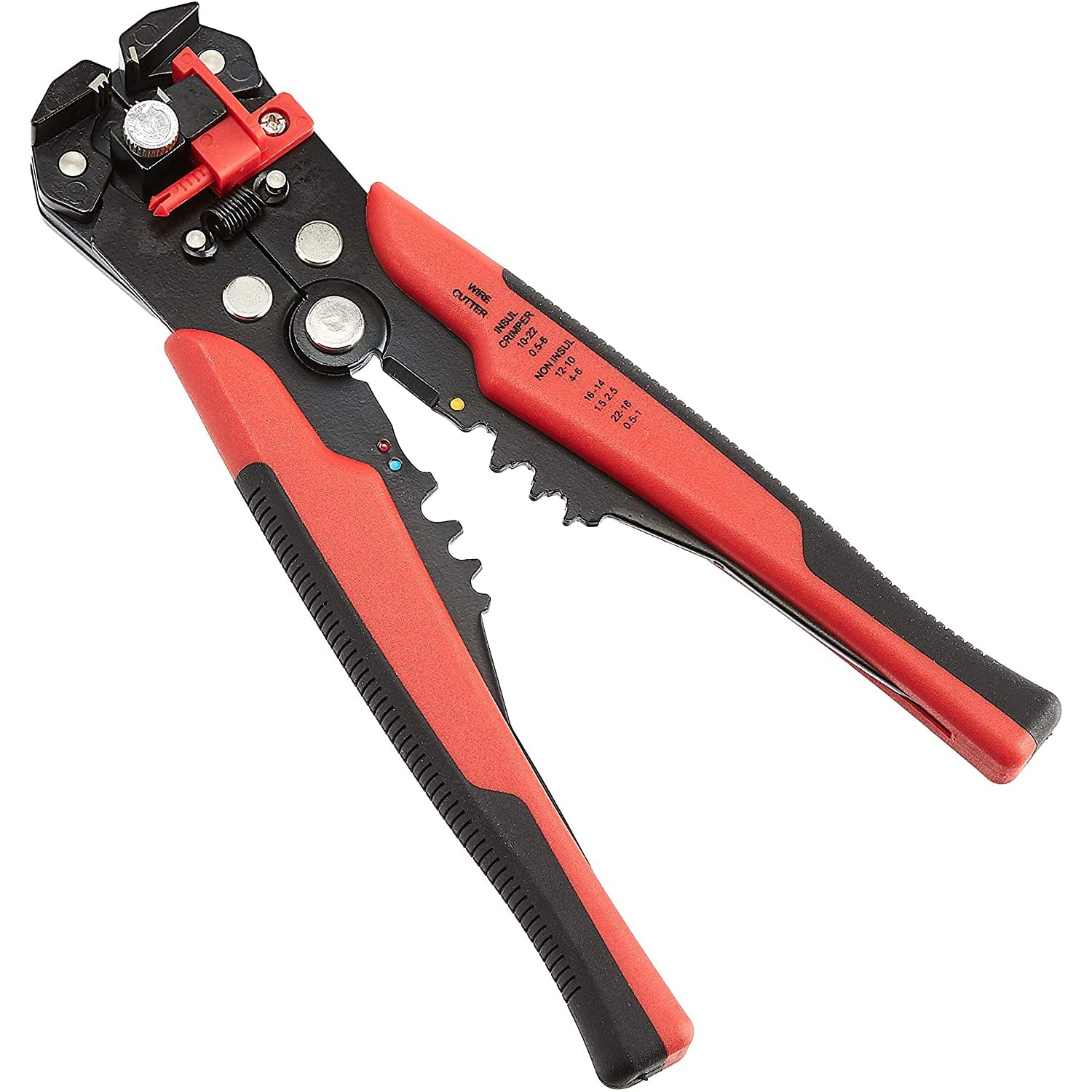 Amazon Basics Self-Adjusting Wire Stripper - Automatic Wire Stripping Tool for Electrical Work, DIY Projects, and Home Repairs - Perfect for Electricians, Hobbyists, and DIY Enthusiasts