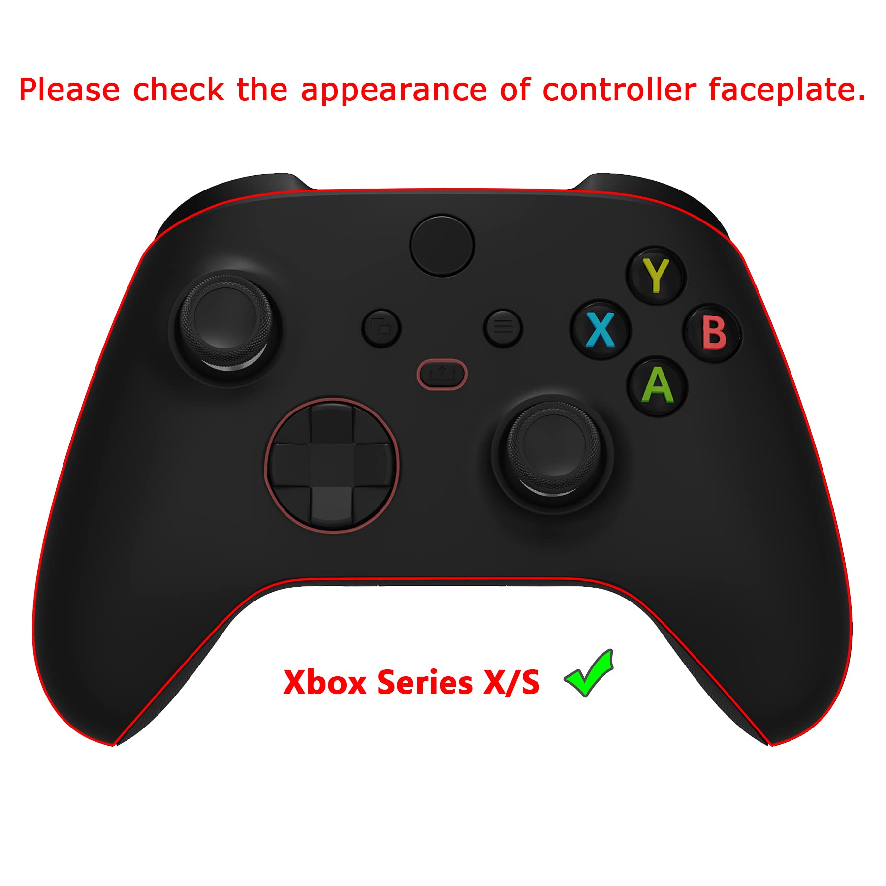 eXtremeRate Xbox Series X/S Controller Shell - US Flag Cover for Gaming & Customization
