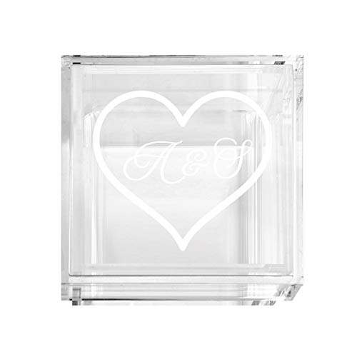 Custom Couples Monogram, Heart Design
