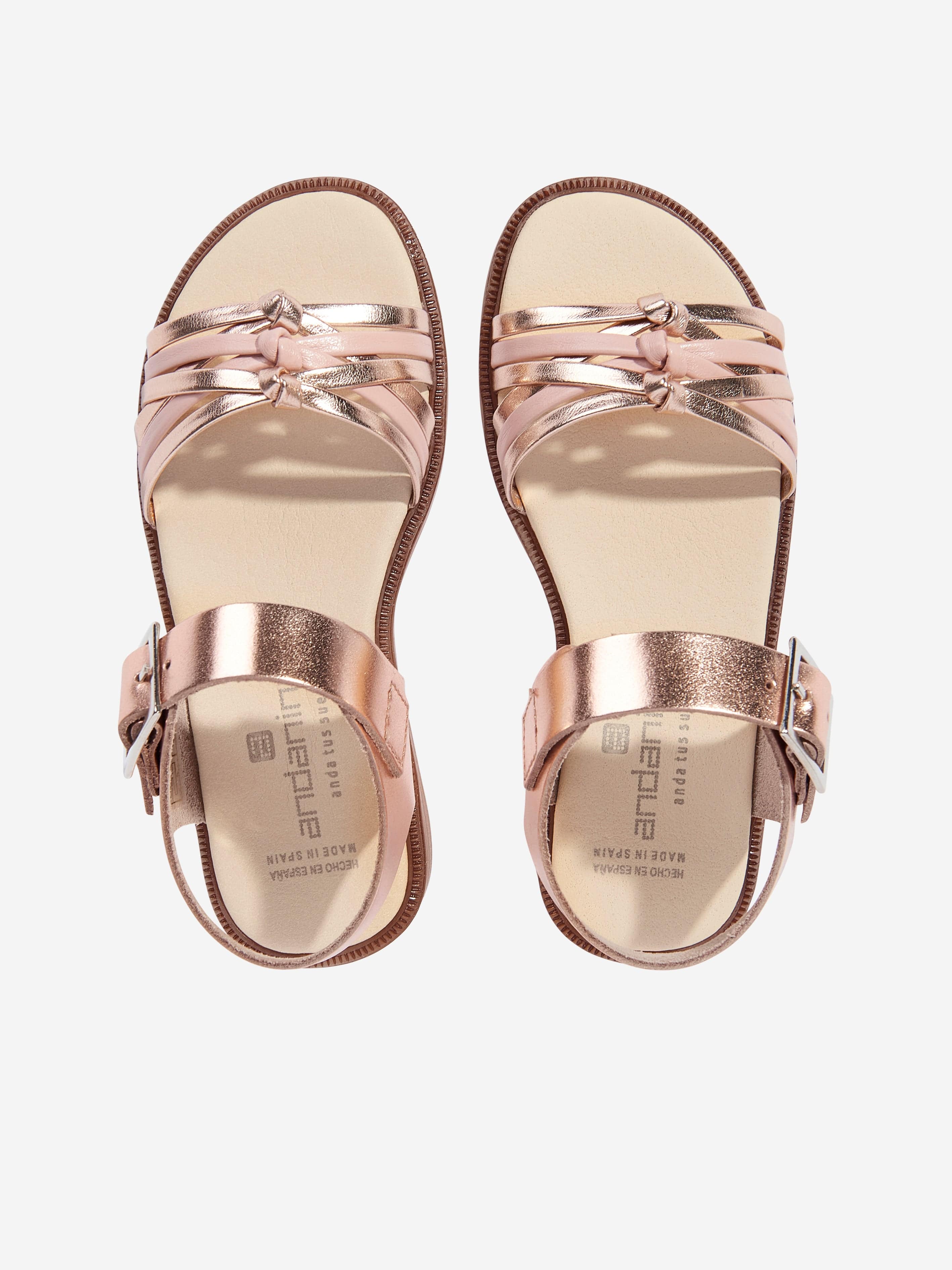 **Andanines Girls Pink Sandals - Comfortable & Stylish Summer Footwear for Kids - Perfect for Beach, Park & Outdoor Play**