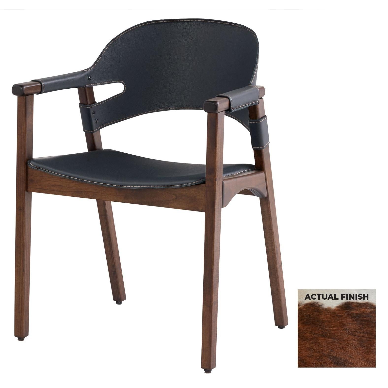 Cyan Design 11815 Boss Chair L 19014 - Premium Brown Hair On Hide Leather Office Chair for Executive Workspace