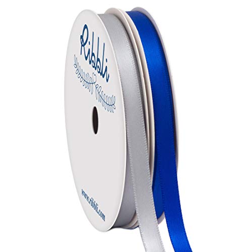 Electric Blue & Light Silver