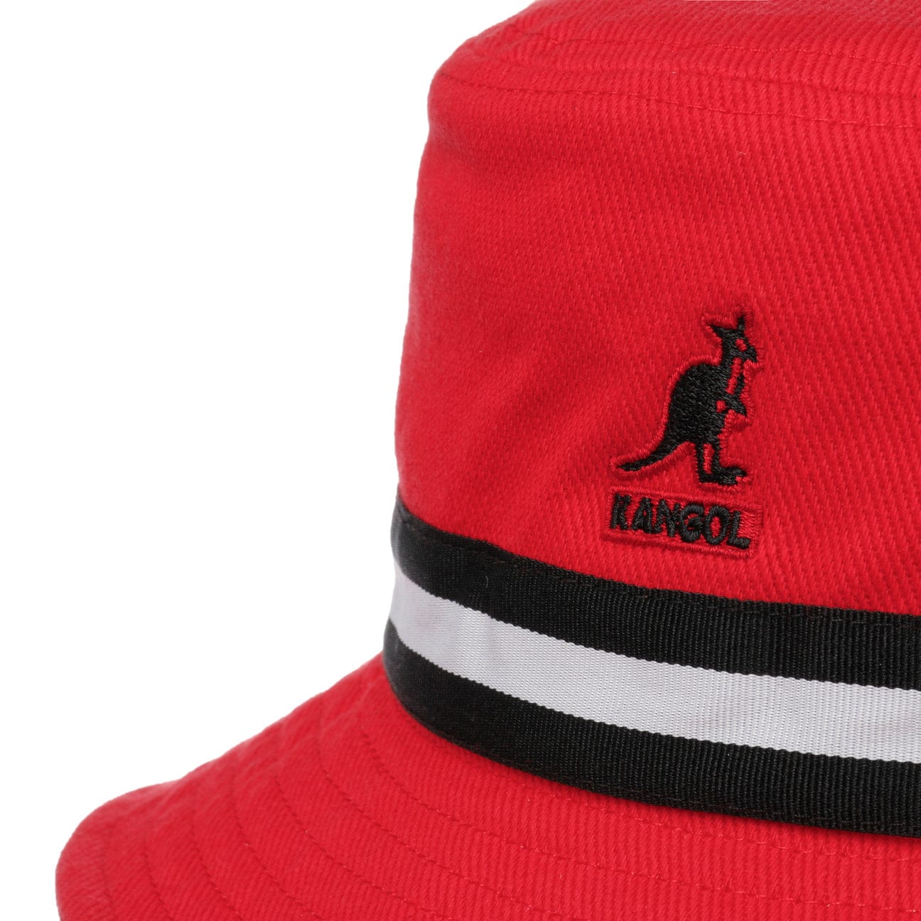 Kangol Stripe Lahinch Cotton Bucket Hat for Men & Women - Stylish Summer Sun Hat for Outdoor, Beach, and Travel
