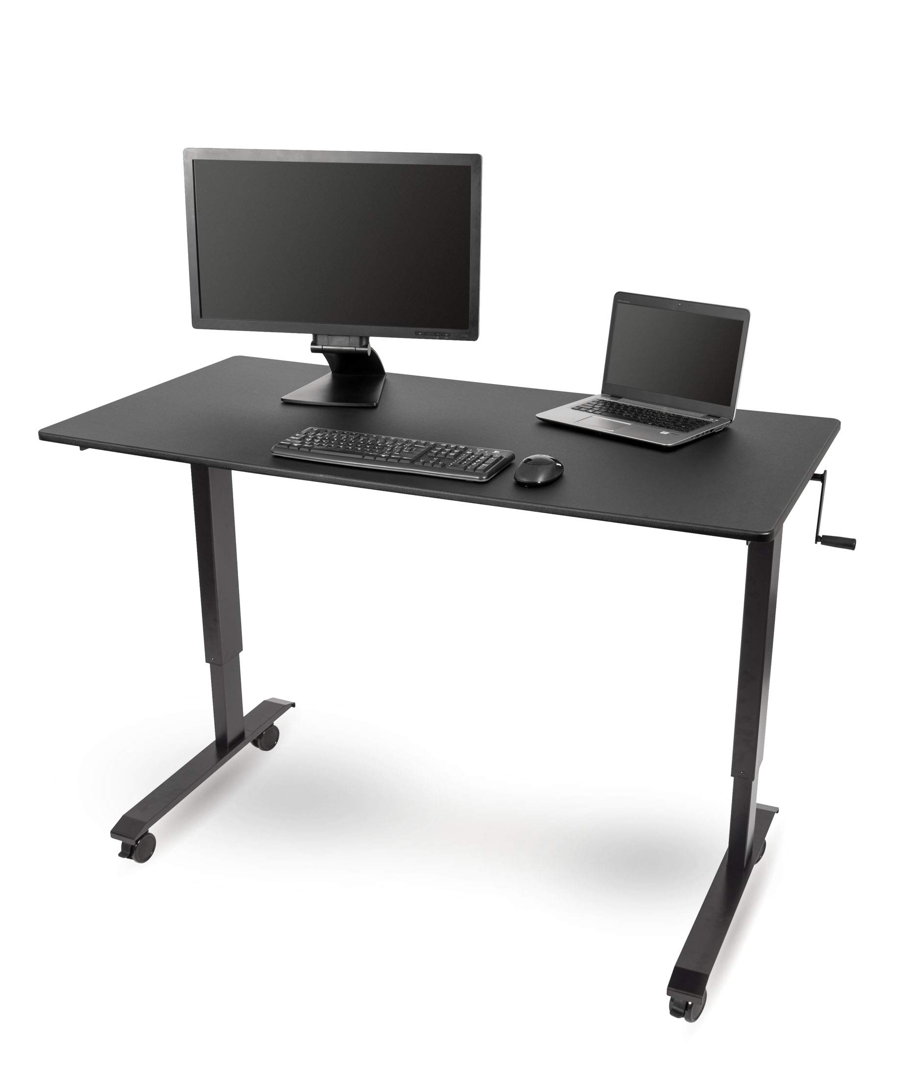 Adjustable Height Standing Desk with Crank - 60