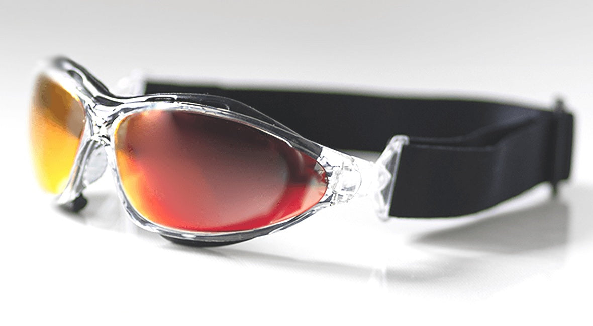 El-Chappo-Polarised Grey with Red Mirror Lens
