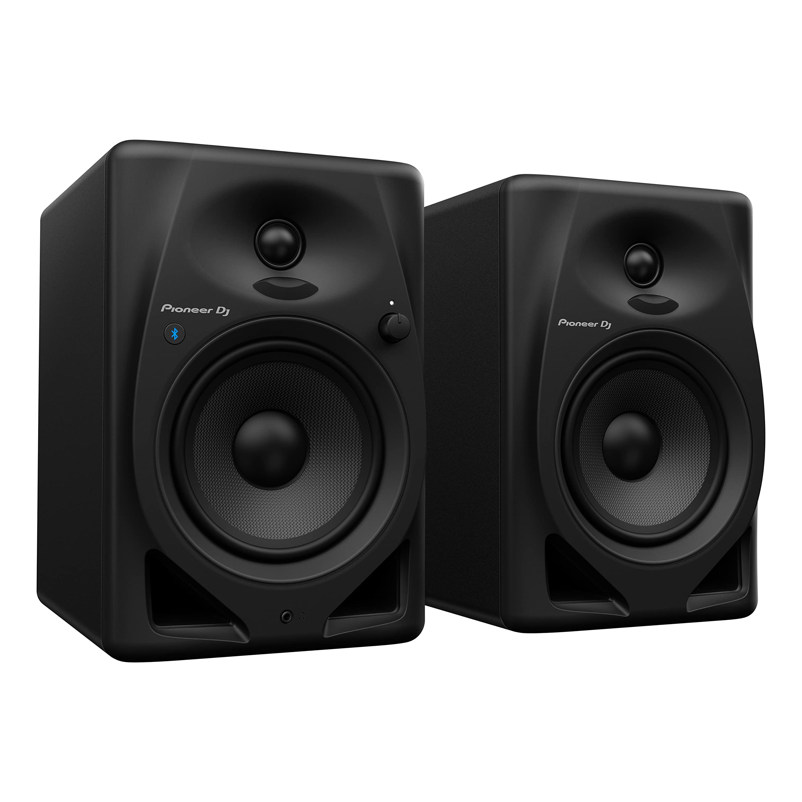 Pioneer DJ DM-50D-BT 5-inch Bluetooth Studio Monitor Speakers (Pair) - Professional Desktop Active Speakers for DJs, Music Production & Home Audio - Black