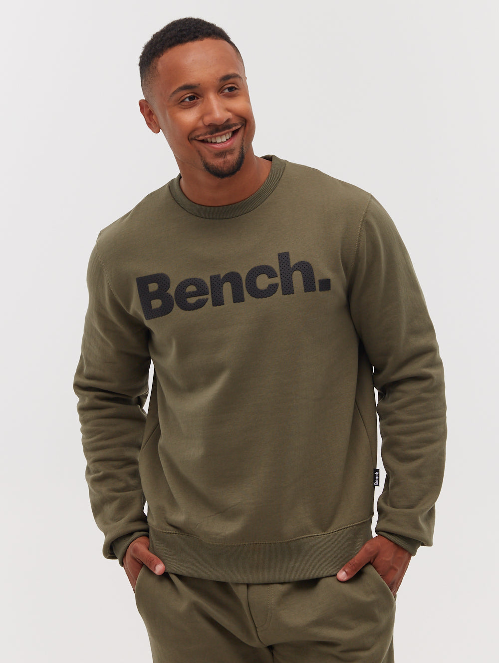 Tipster Perforated Logo Crew Neck Sweatshirt - Comfortable Casual Pullover for Men & Women | Perfect for Streetwear, Gym, and Everyday Wear